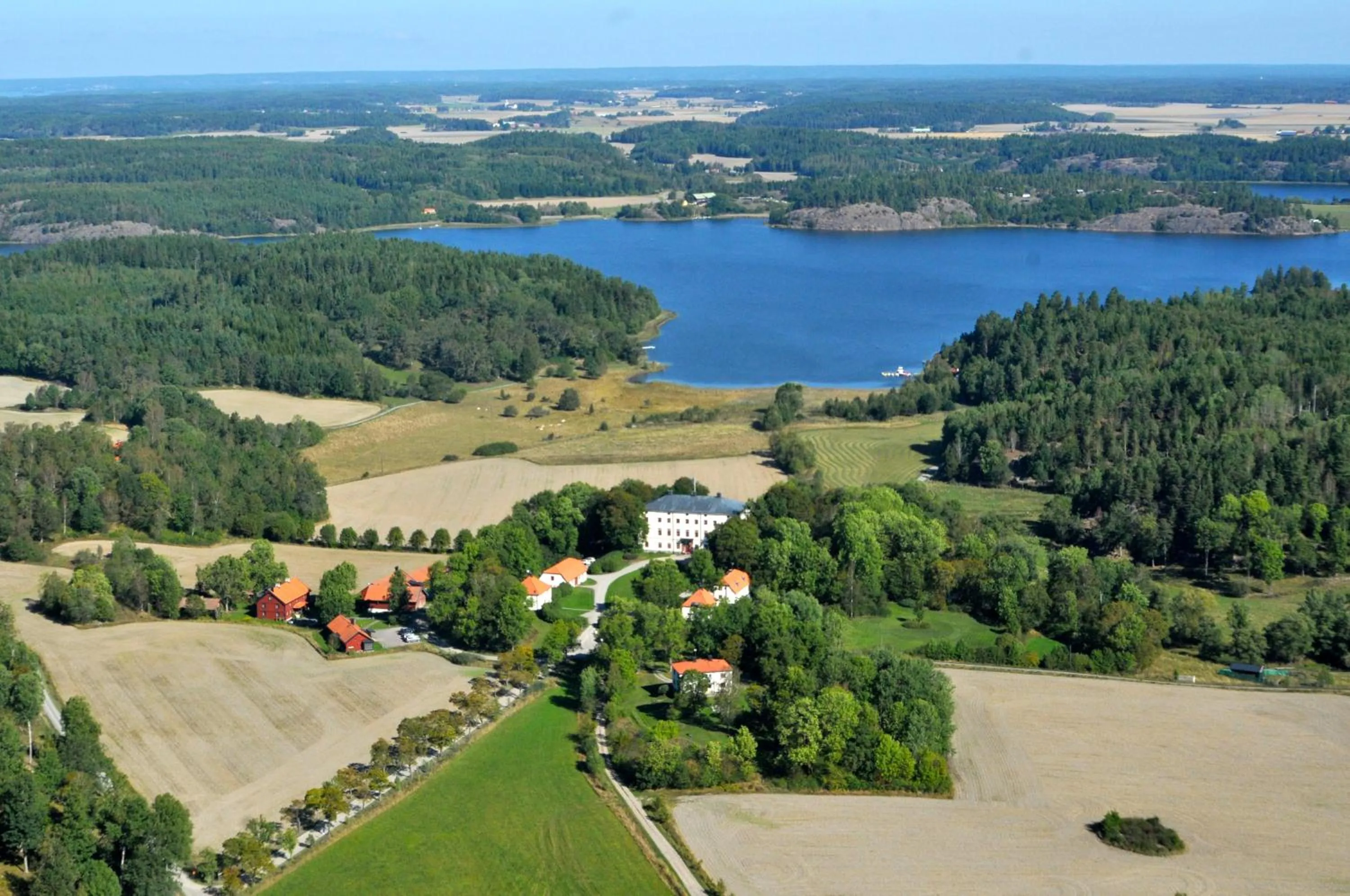 Bird's eye view in Husby Säteri