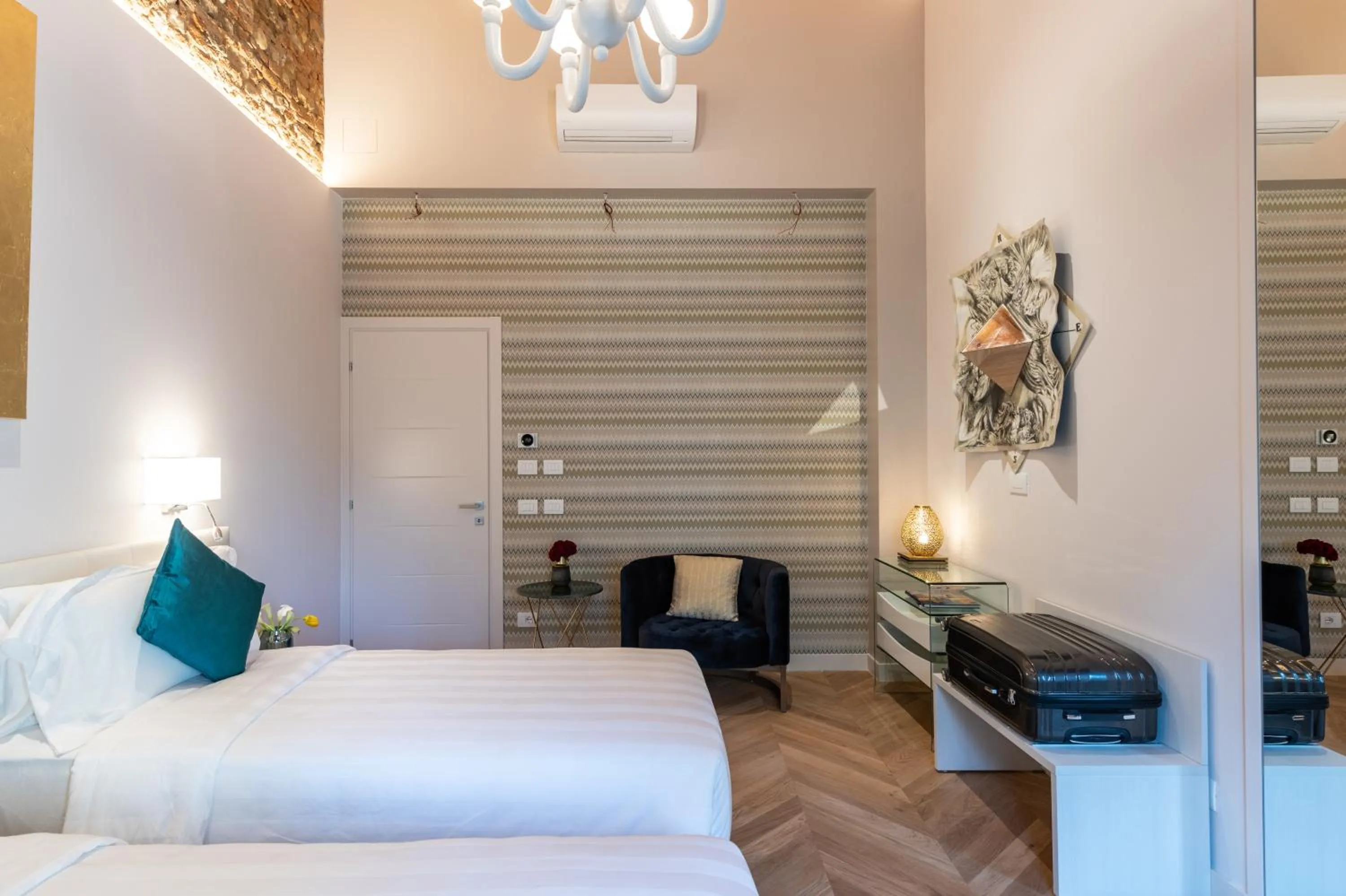 Bed in Kairos by Florence Art Apartments