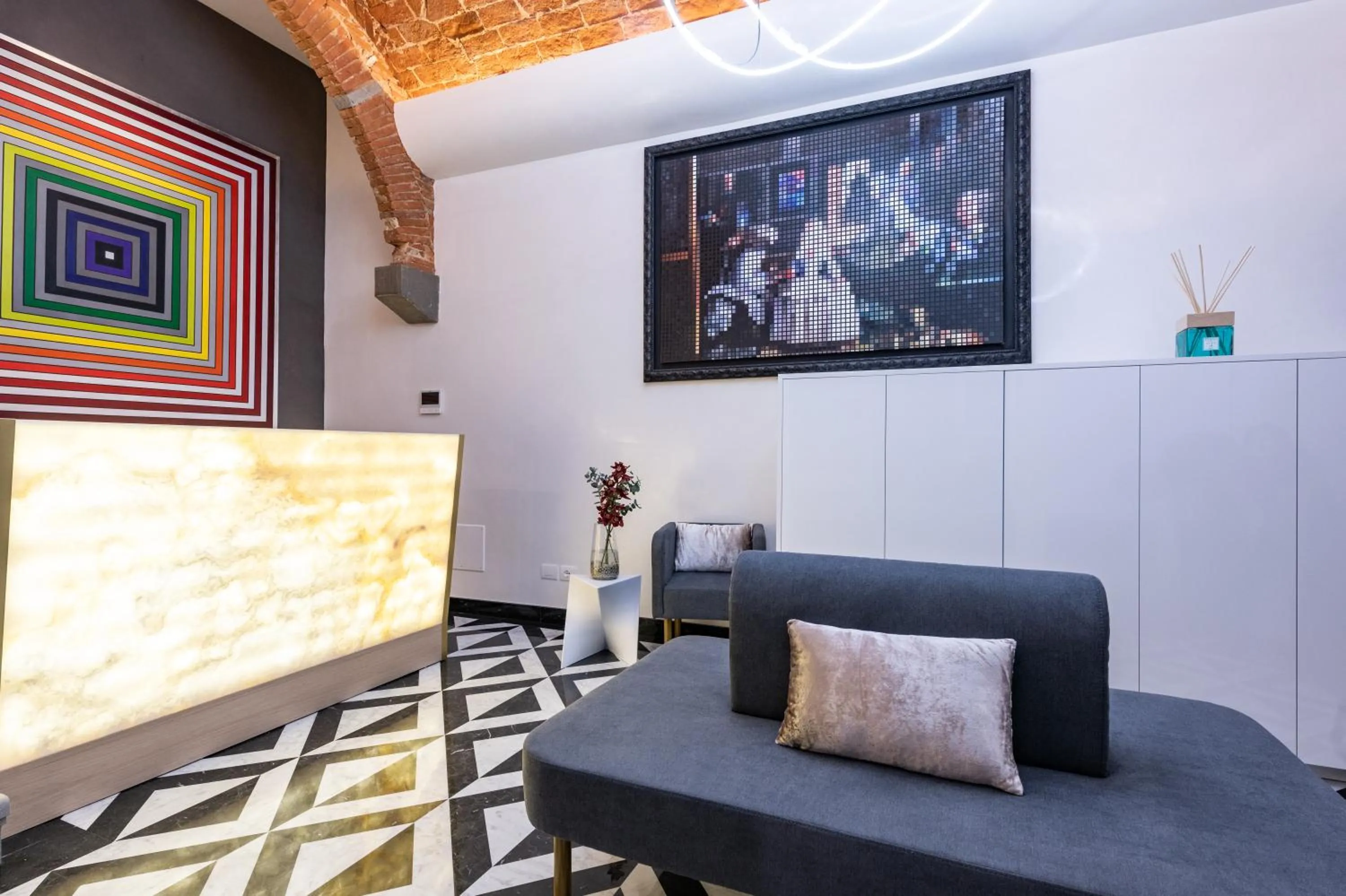 Lobby or reception in Kairos by Florence Art Apartments