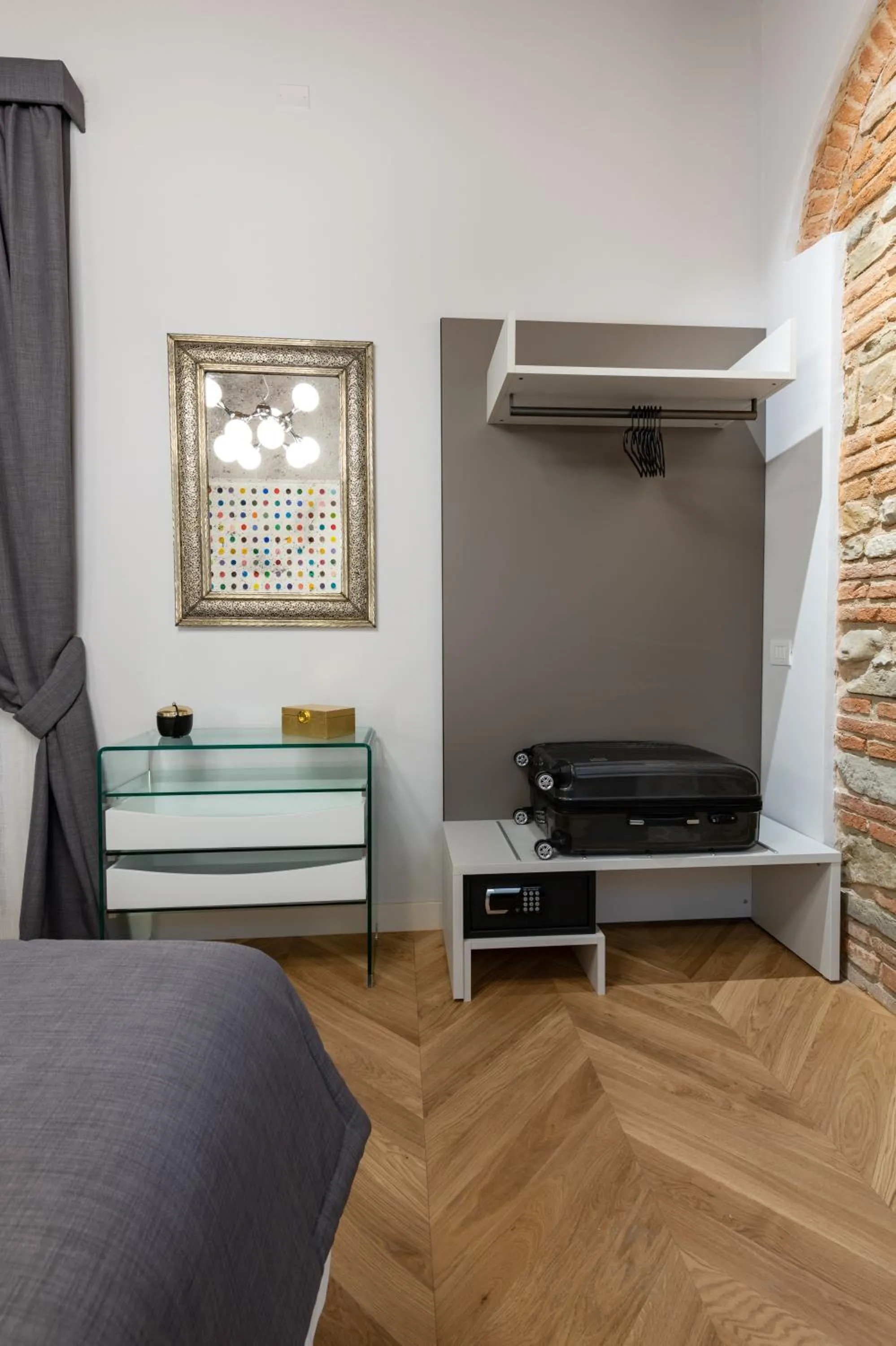 wardrobe, Bed in Kairos by Florence Art Apartments