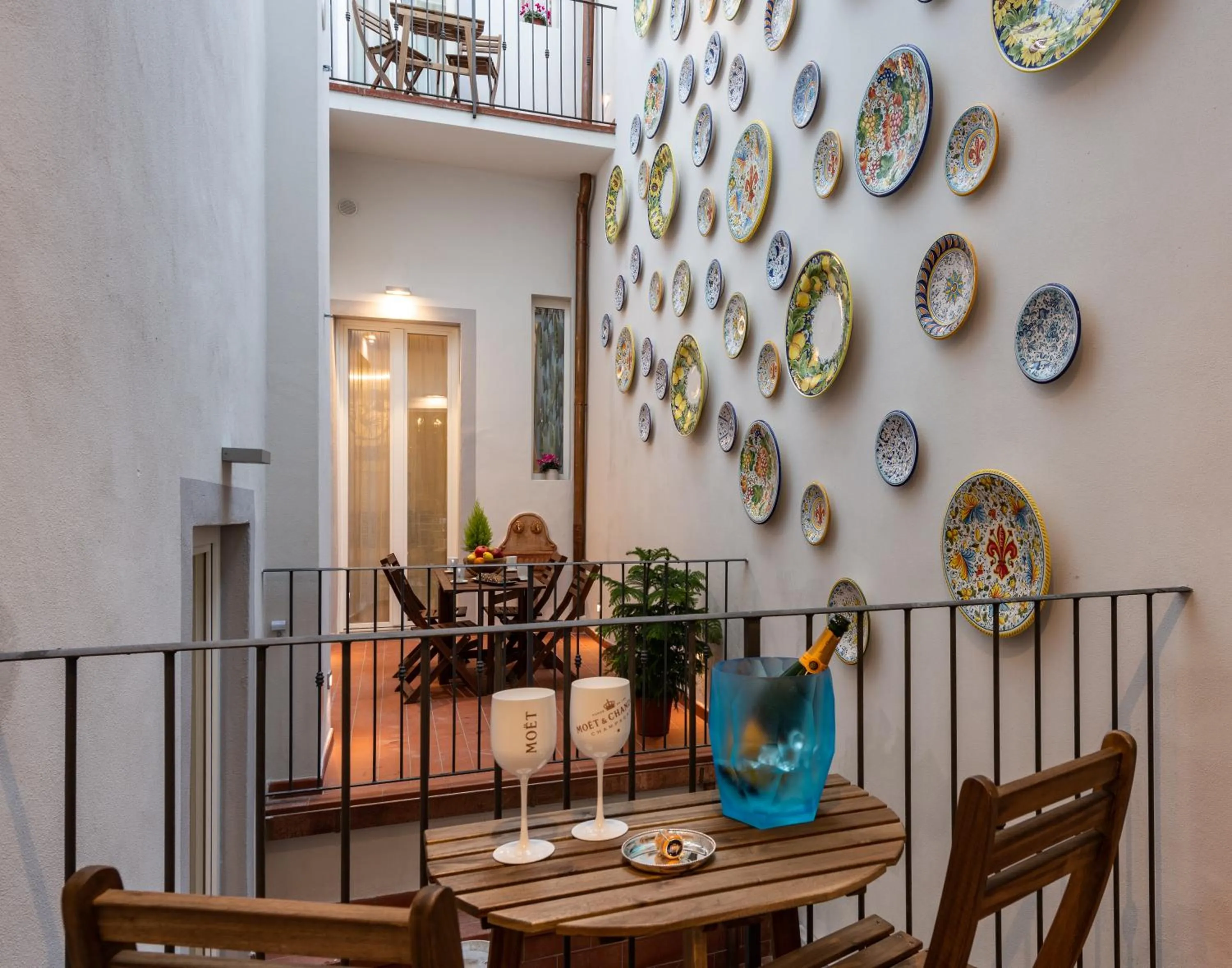 Patio in Kairos by Florence Art Apartments