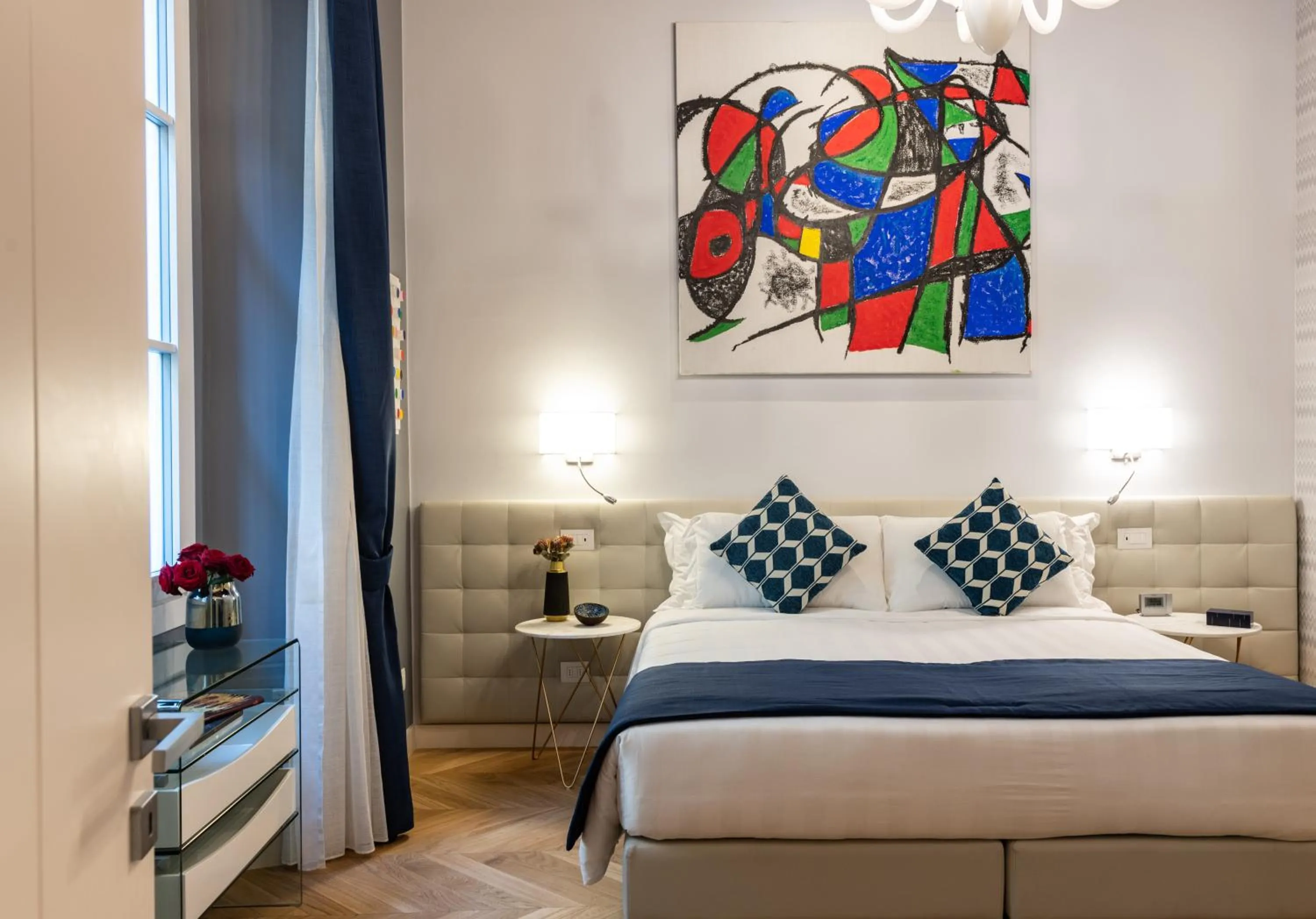Bed in Kairos by Florence Art Apartments