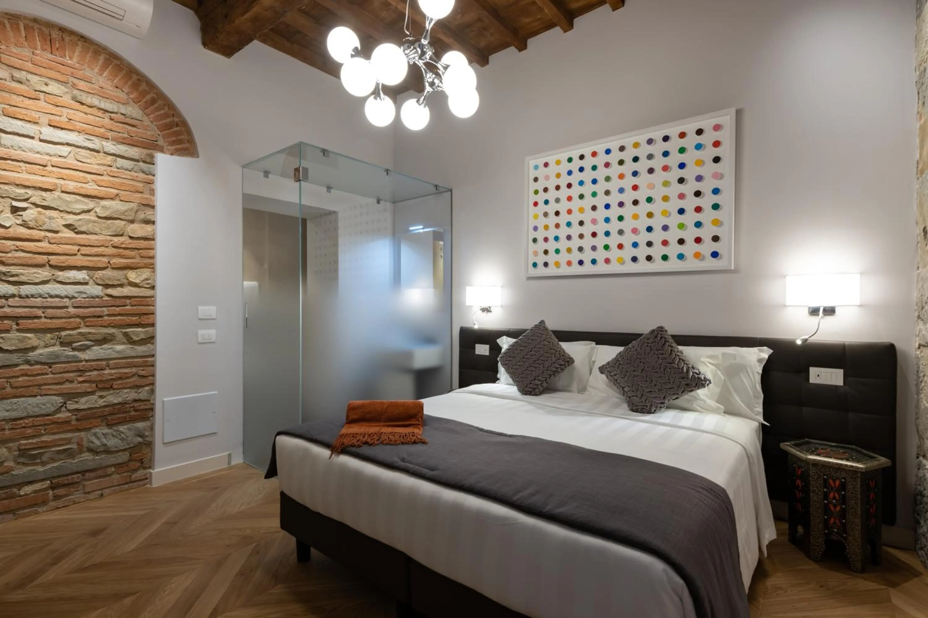 Bed in Kairos by Florence Art Apartments