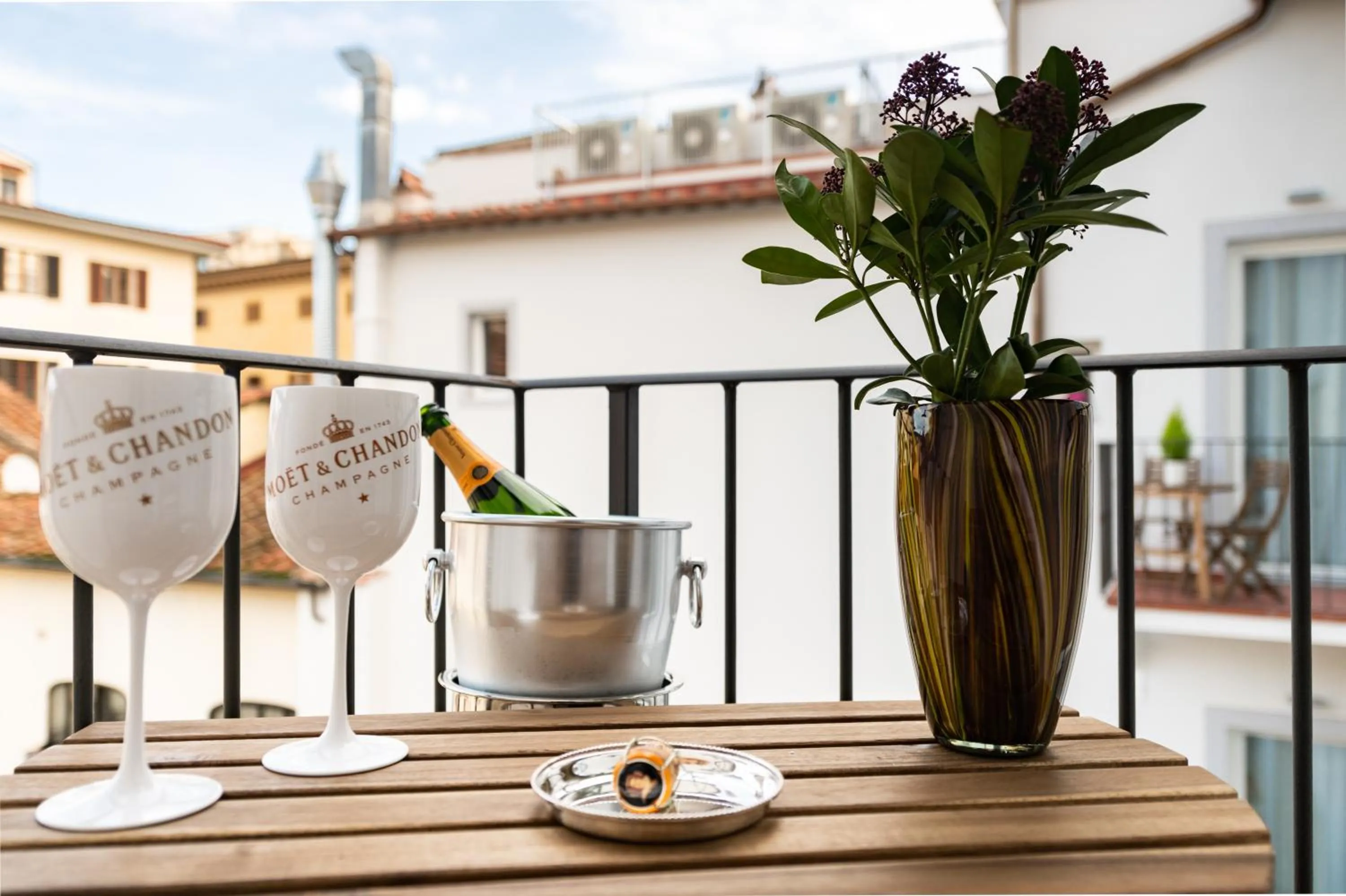 Balcony/Terrace in Kairos by Florence Art Apartments