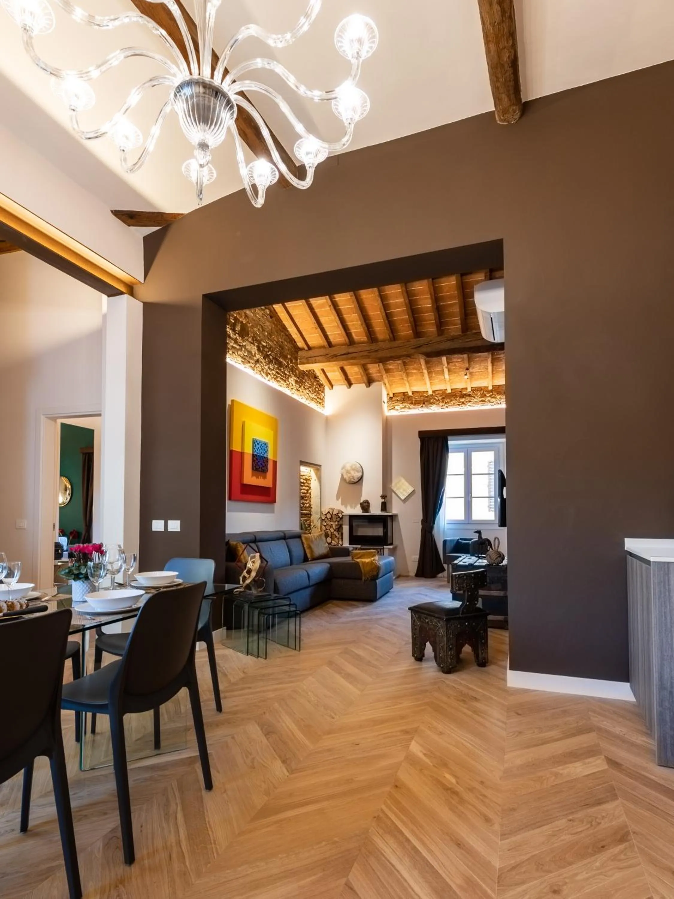 Living room in Kairos by Florence Art Apartments