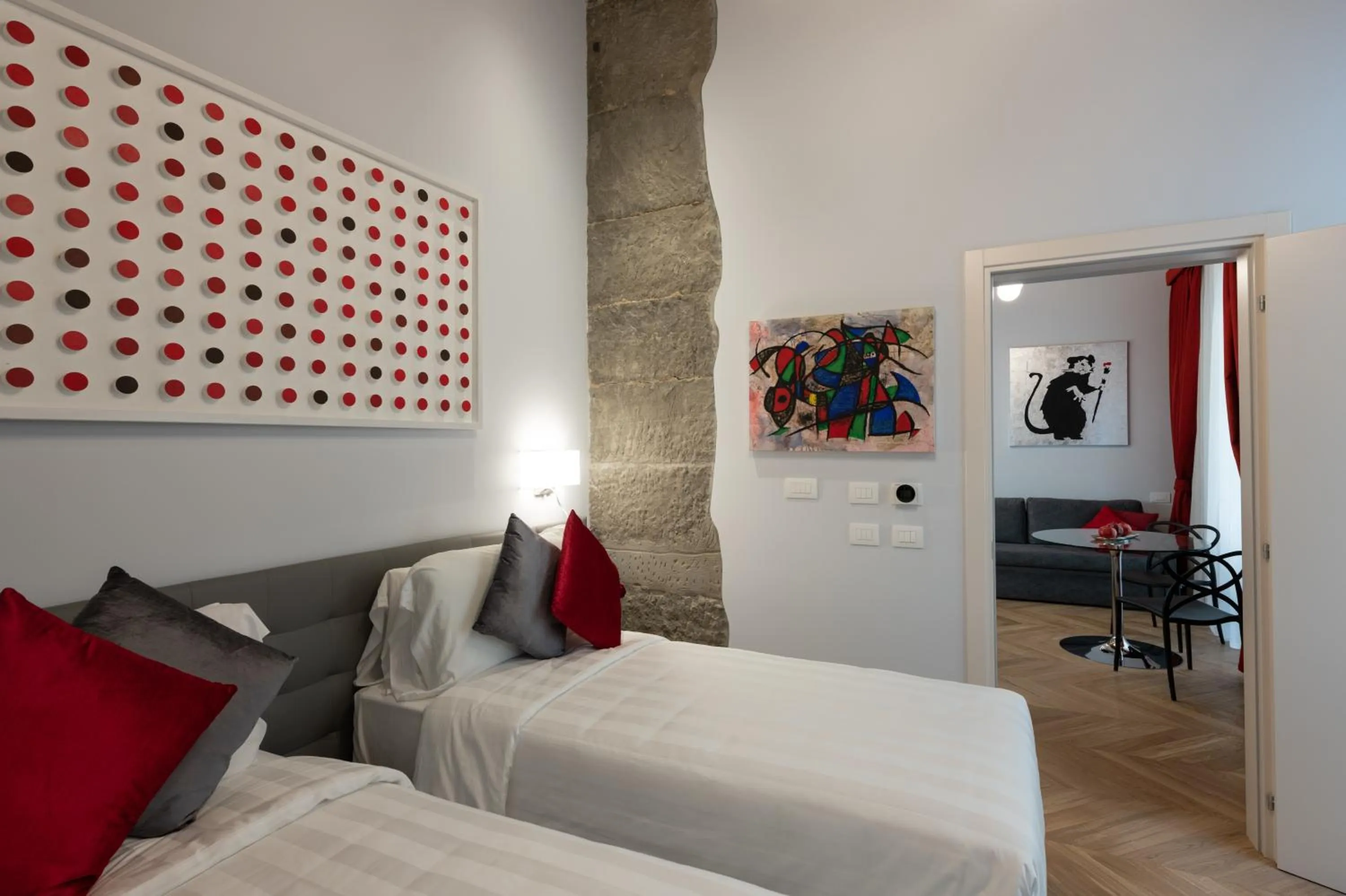 Bedroom, Bed in Kairos by Florence Art Apartments