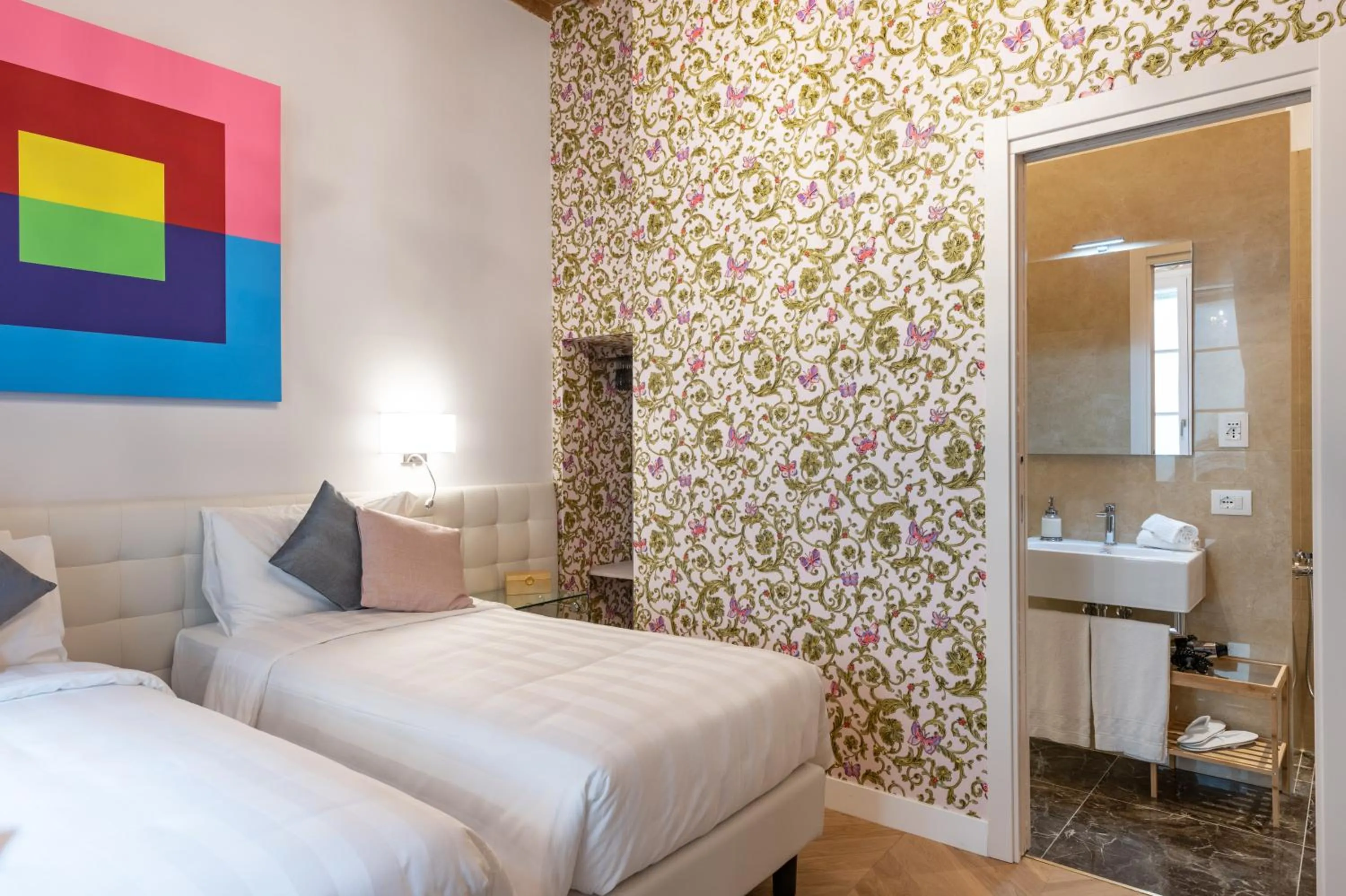 Bed in Kairos by Florence Art Apartments