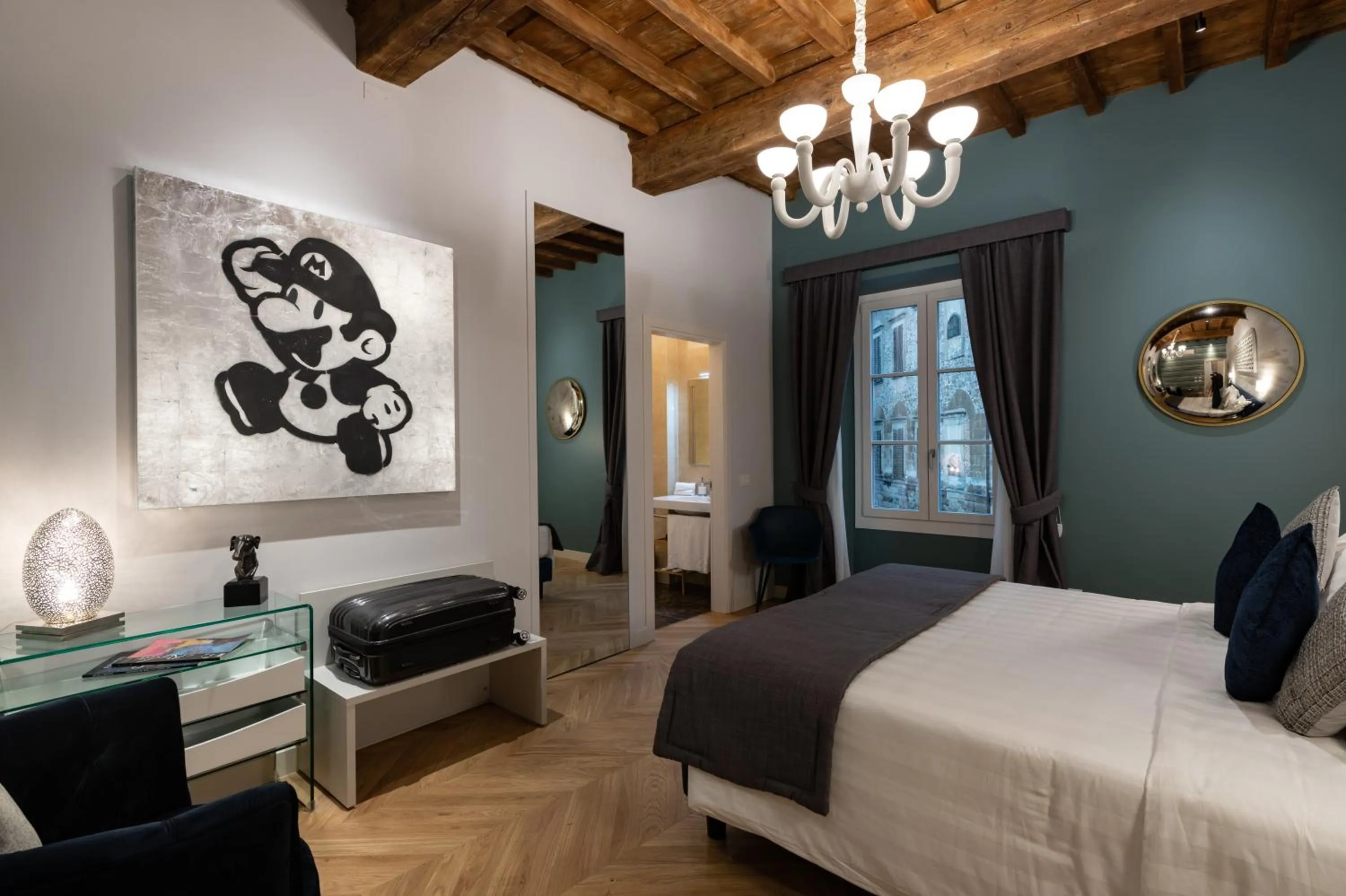 Bed in Kairos by Florence Art Apartments