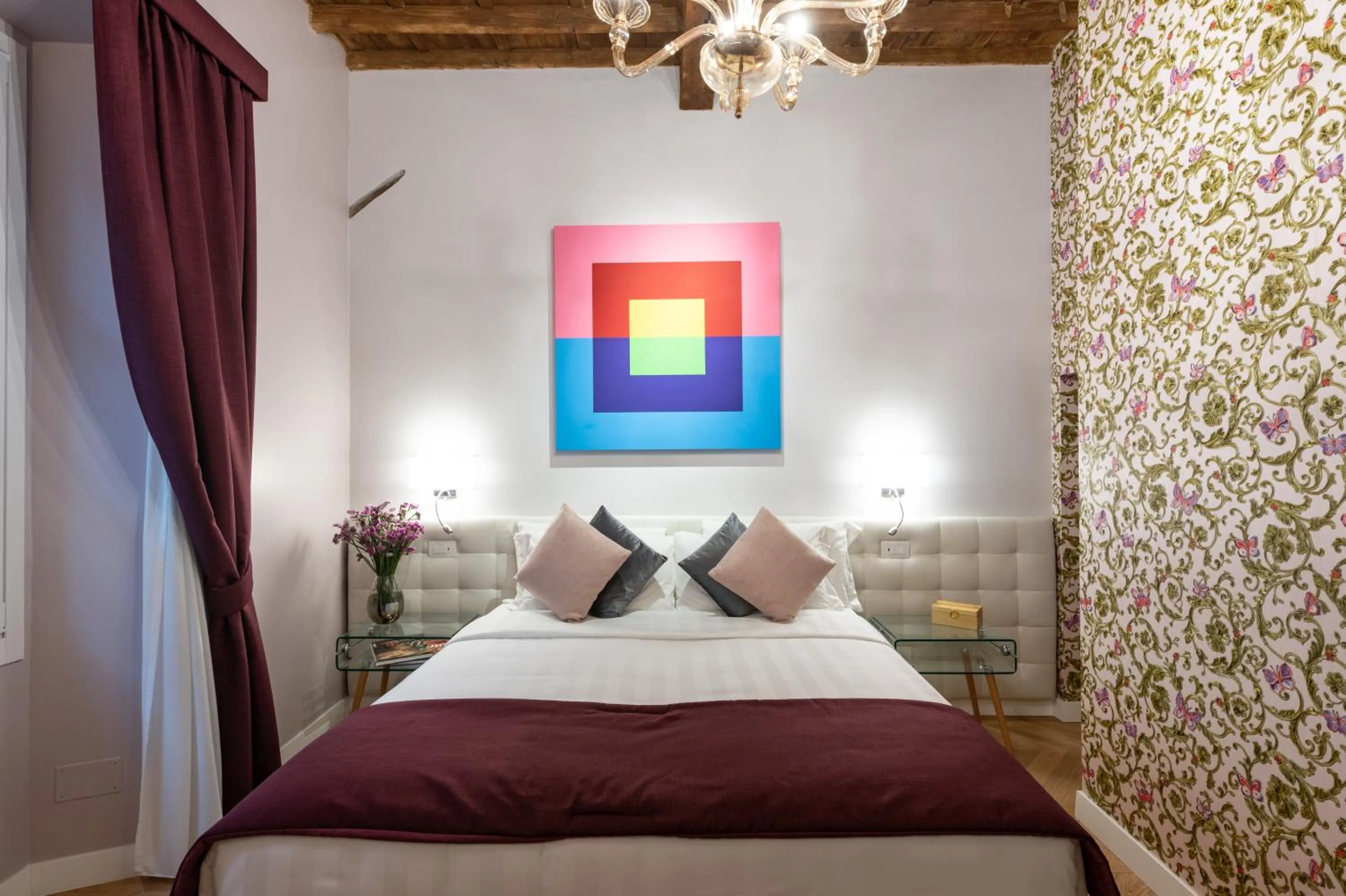 Bed in Kairos by Florence Art Apartments