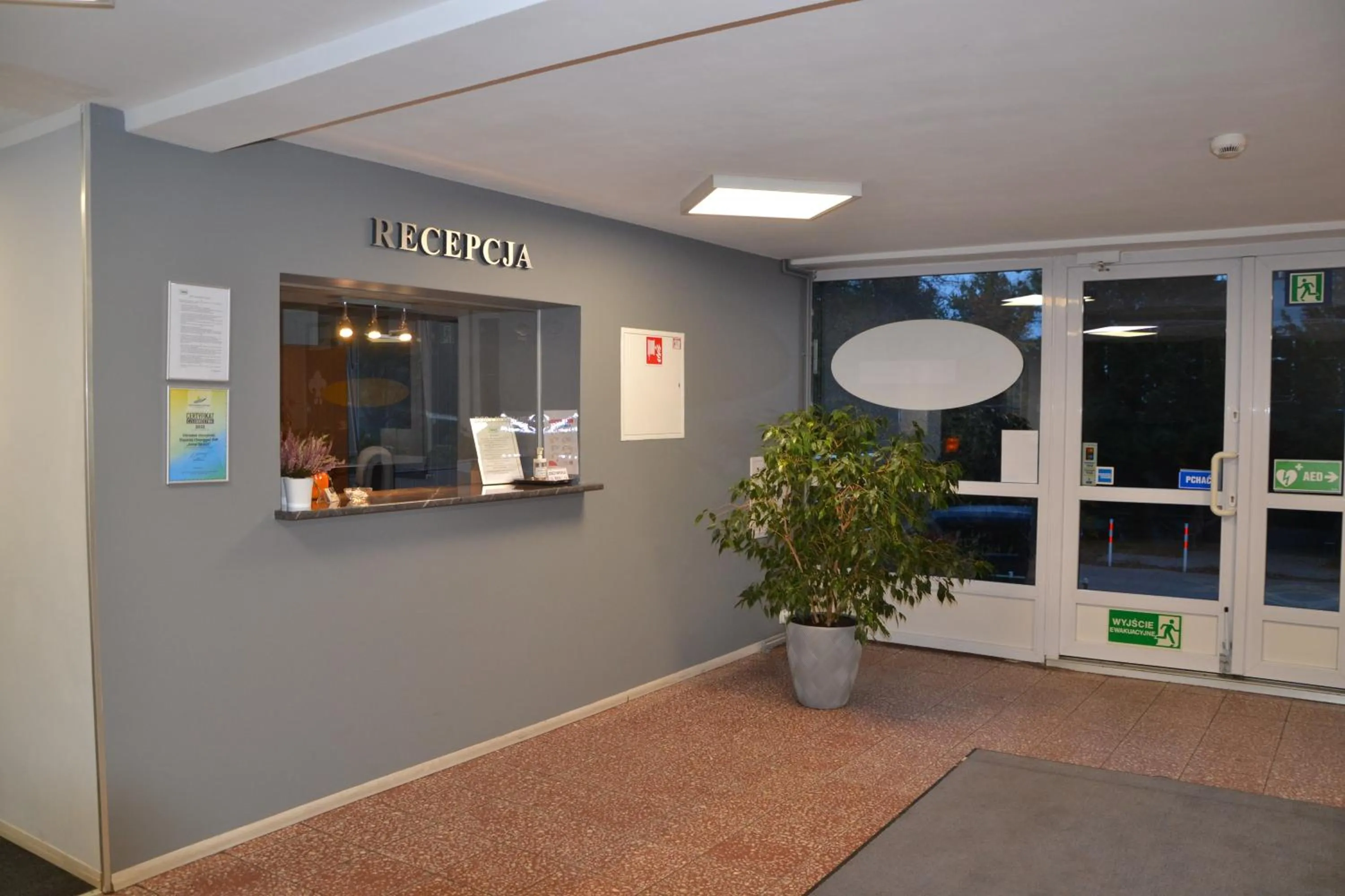 Lobby or reception in Hotel Skaut