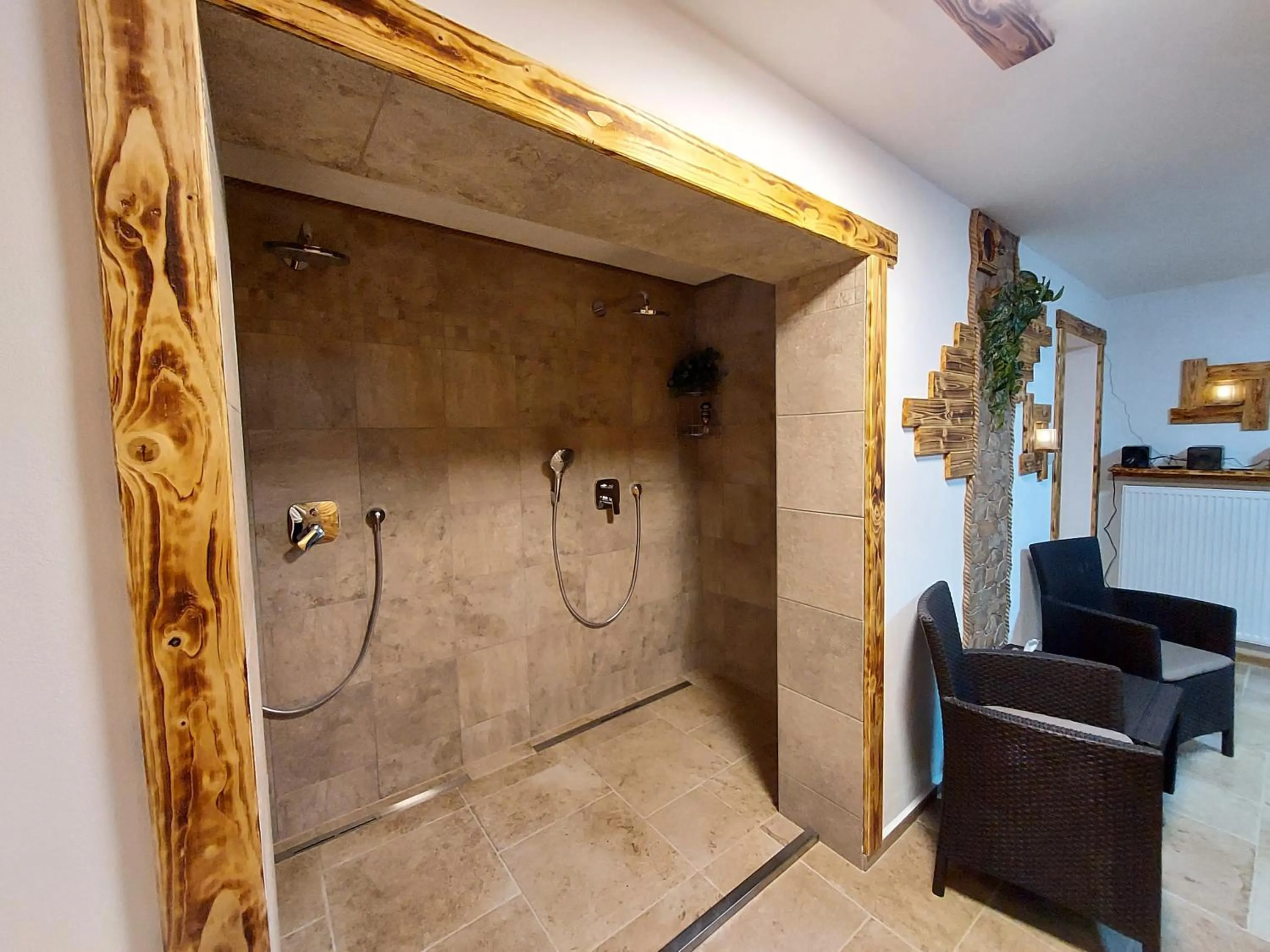 Sauna in Apartmány Srub Výtoňka Lipno