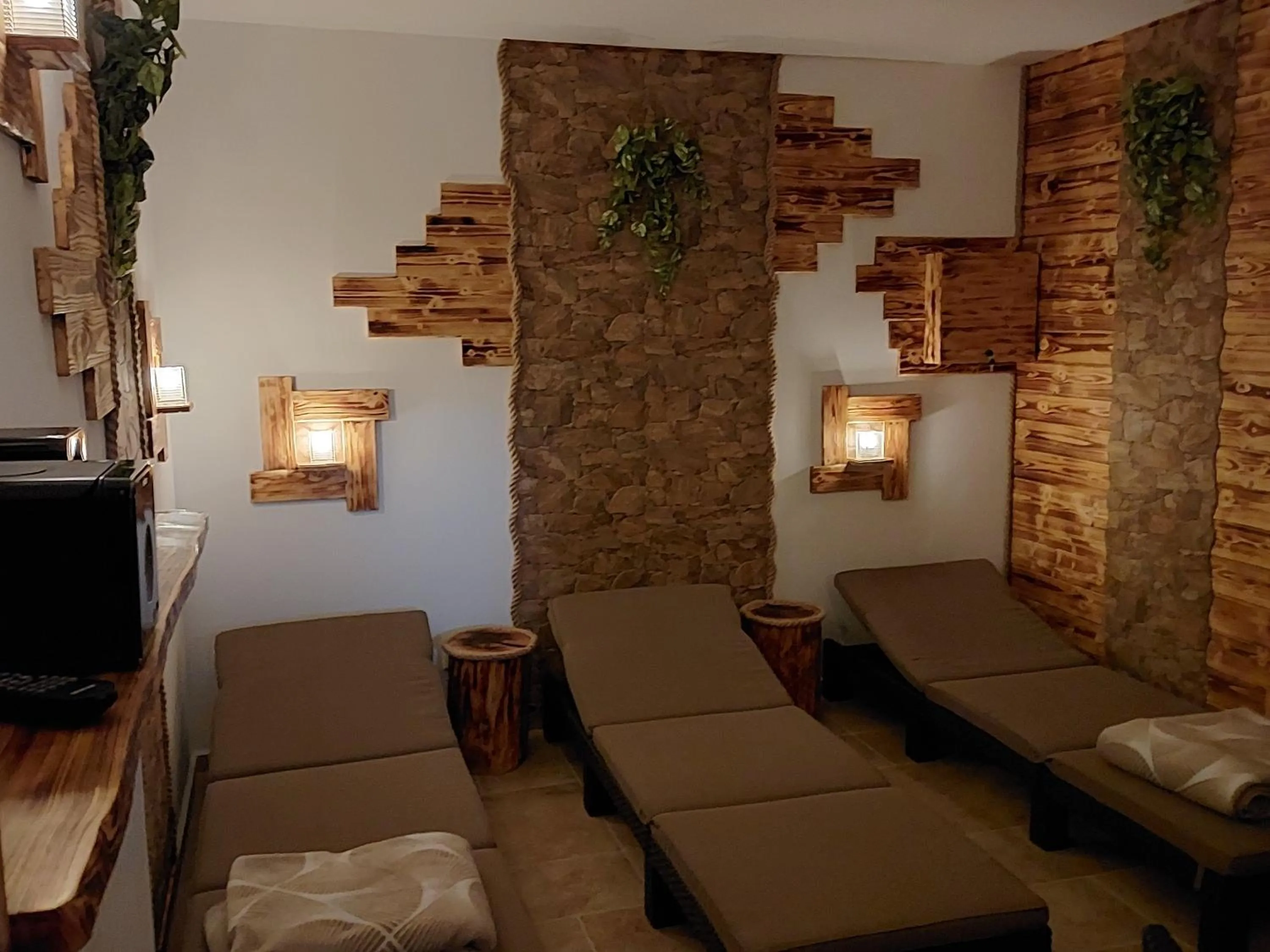 Sauna in Apartmány Srub Výtoňka Lipno