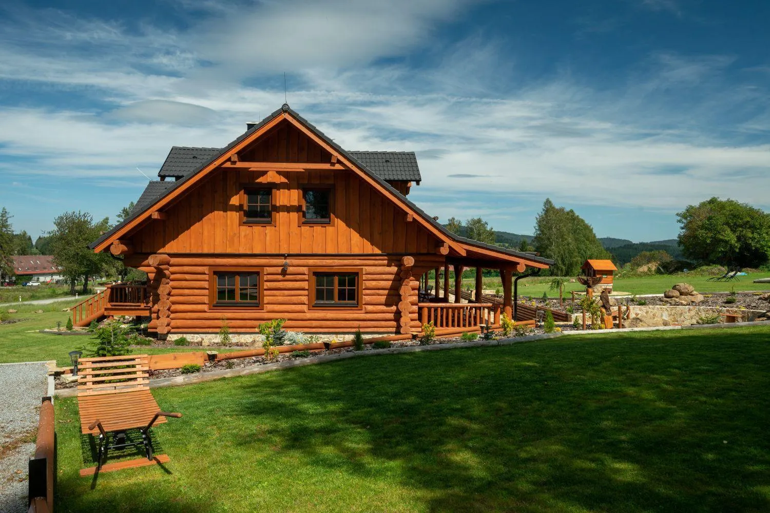 Property building in Apartmány Srub Výtoňka Lipno