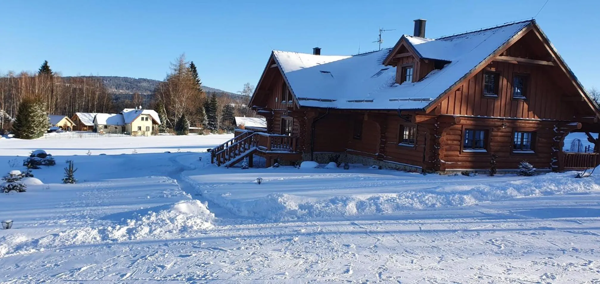 Property building in Apartmány Srub Výtoňka Lipno