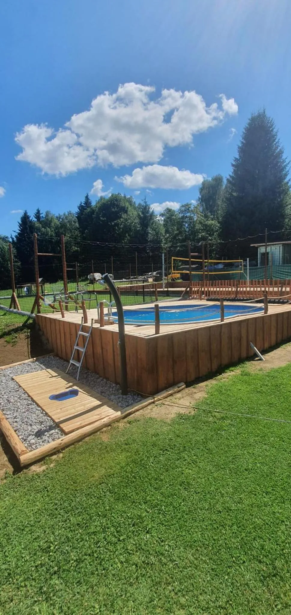 Garden in Apartmány Srub Výtoňka Lipno