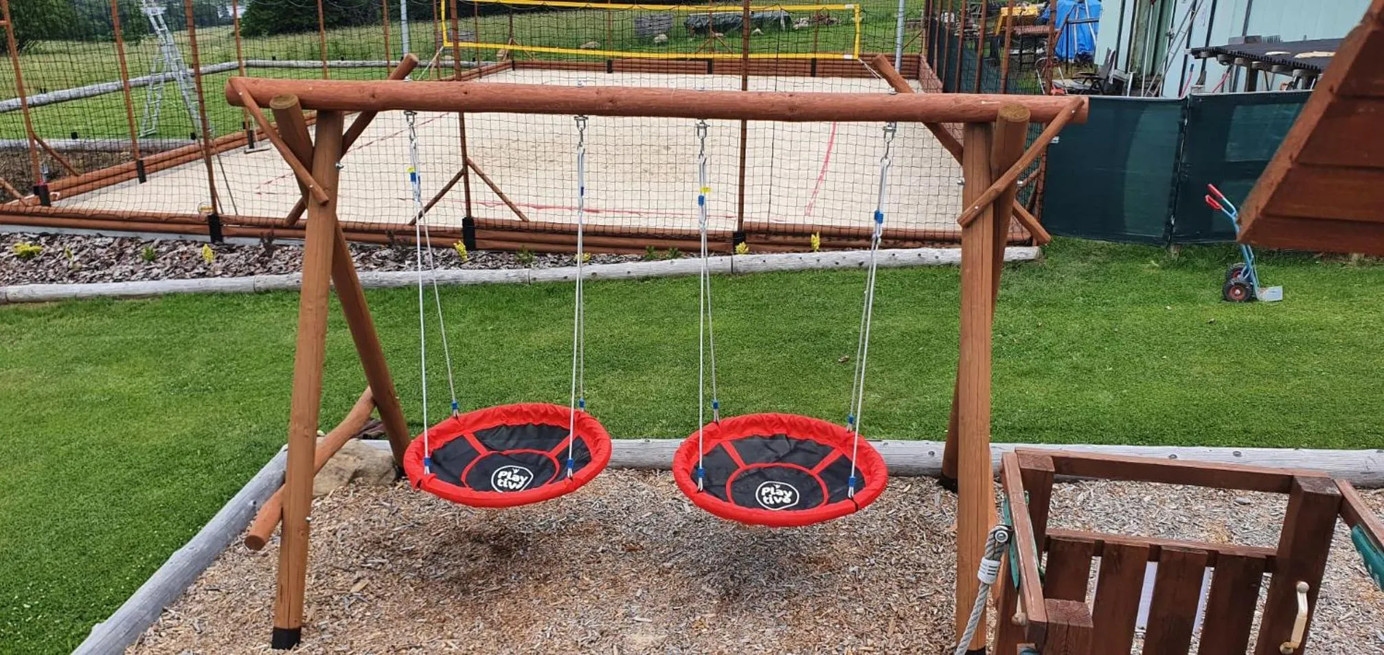 Children play ground in Apartmány Srub Výtoňka Lipno