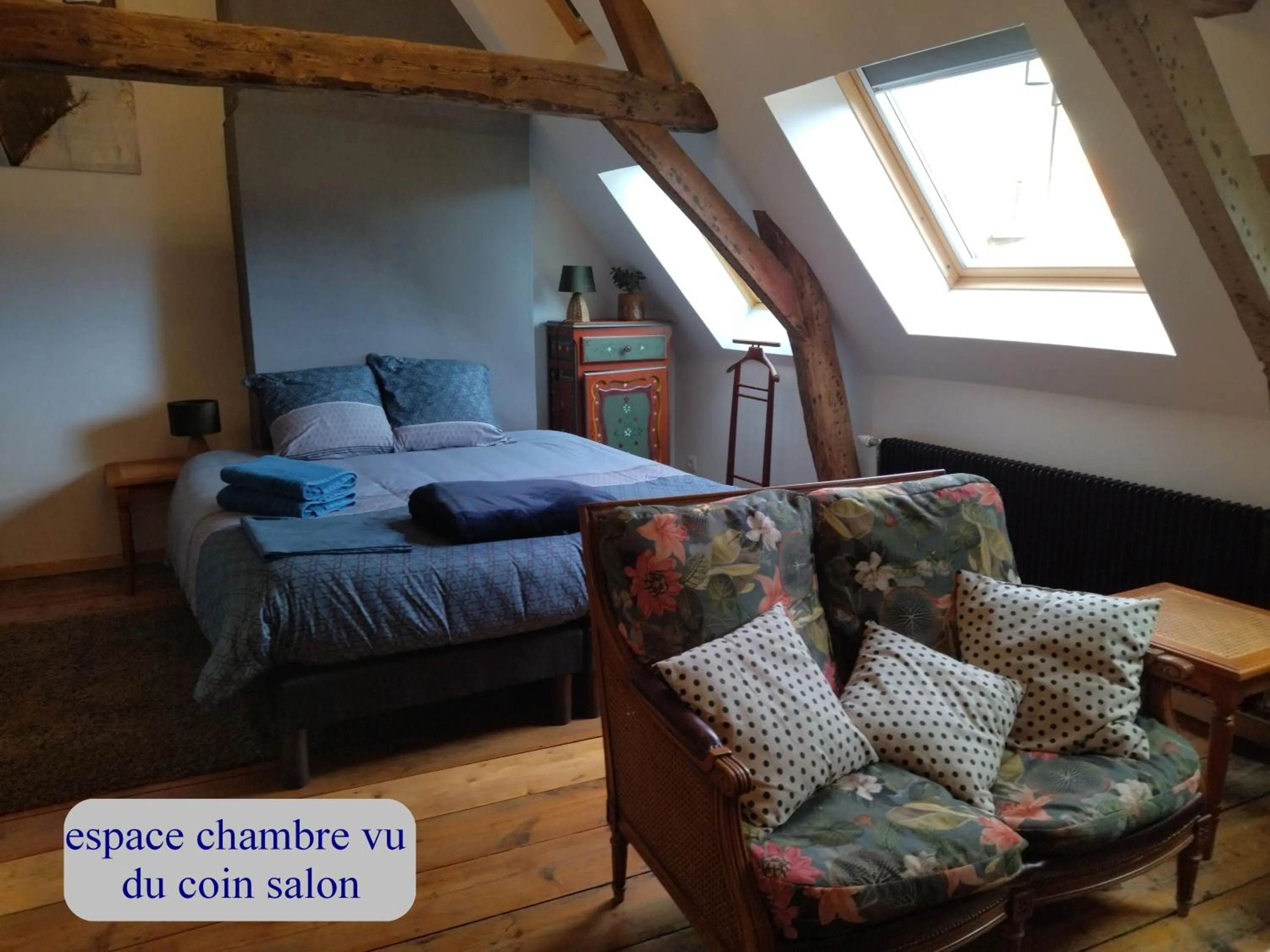 Bed in chambres d'hôtes Le Carillon