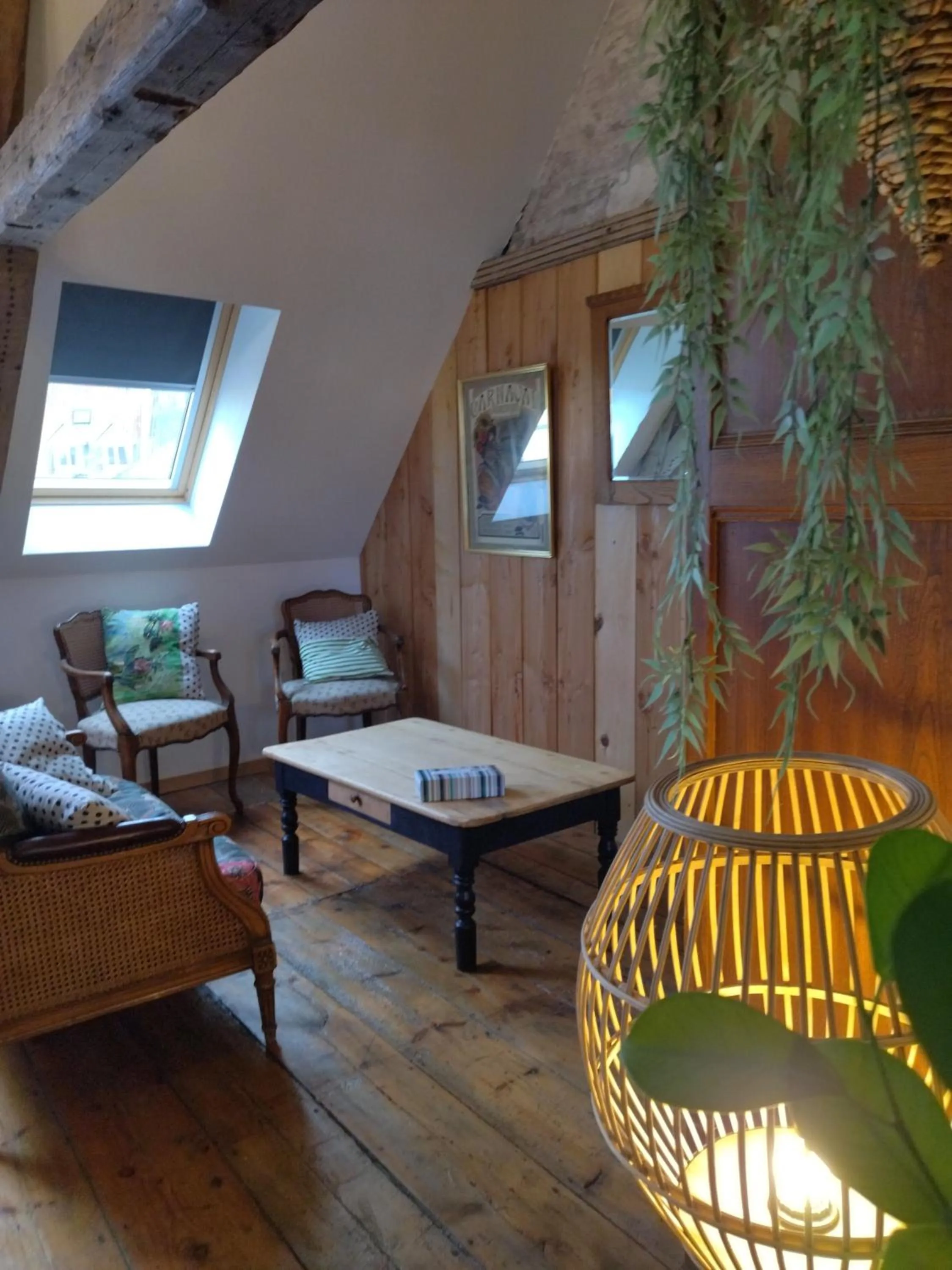 Living room in chambres d'hôtes Le Carillon