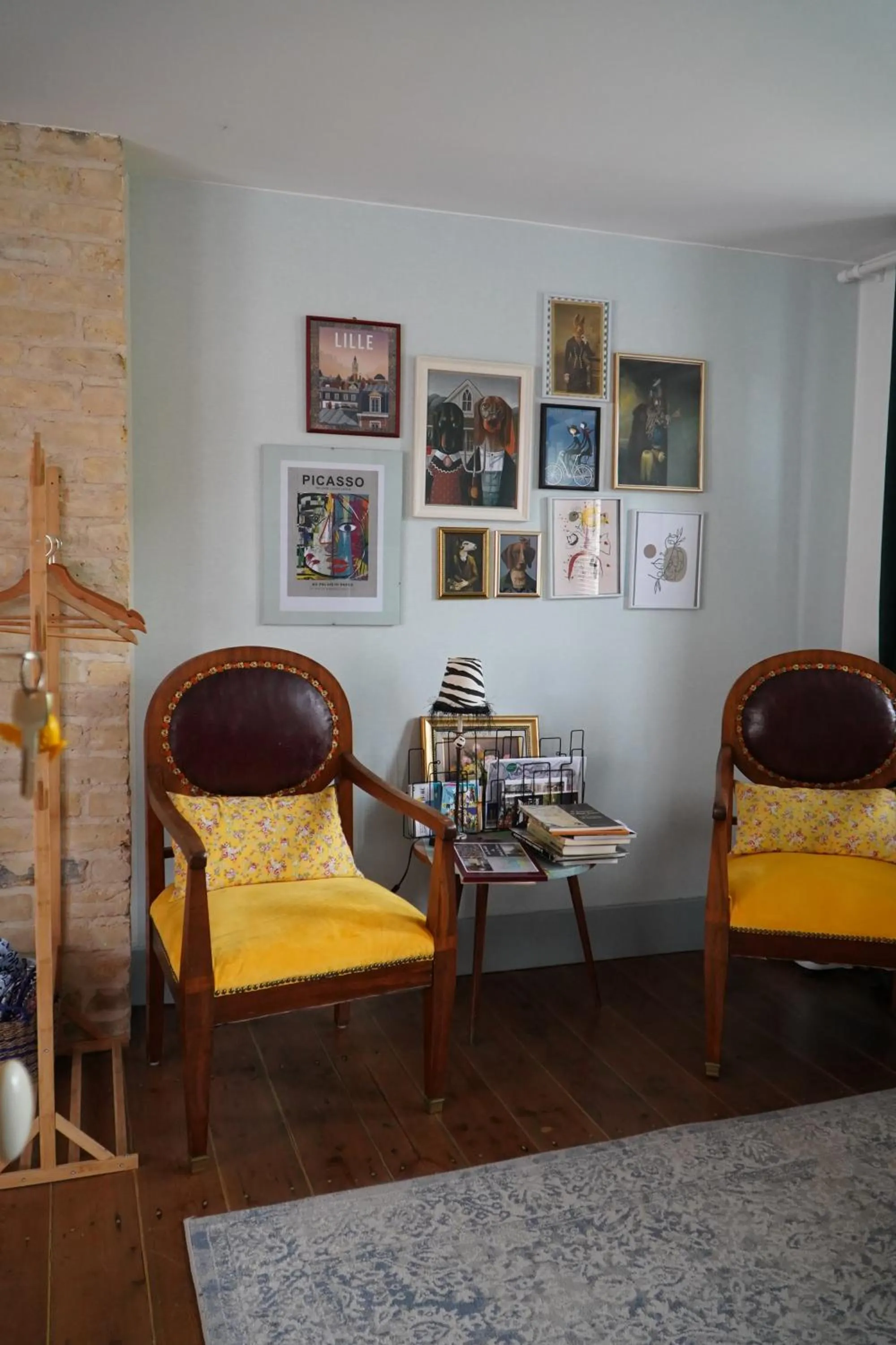 Living room in chambres d'hôtes Le Carillon