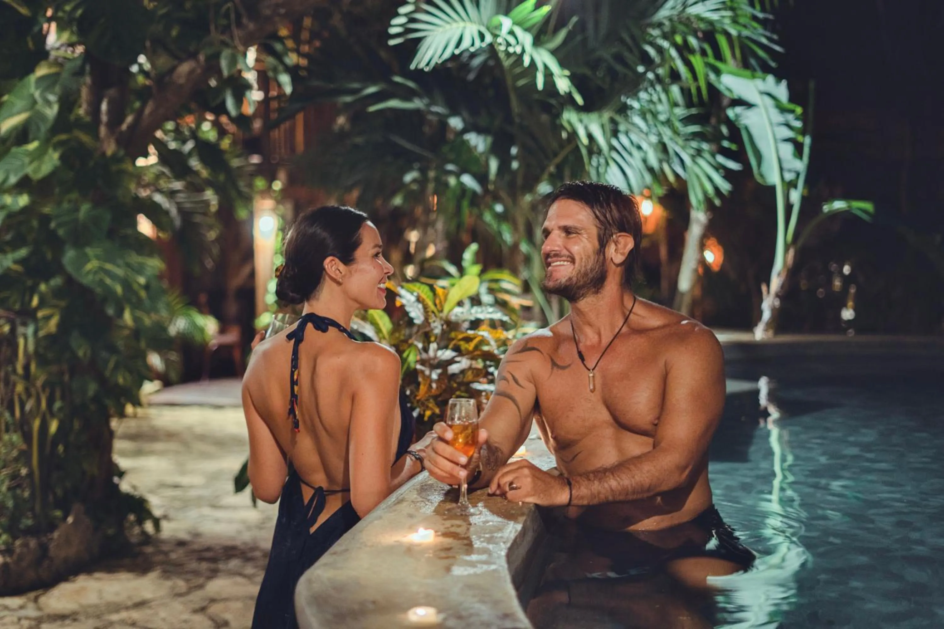 Pool view in ANAND Ecoaldea