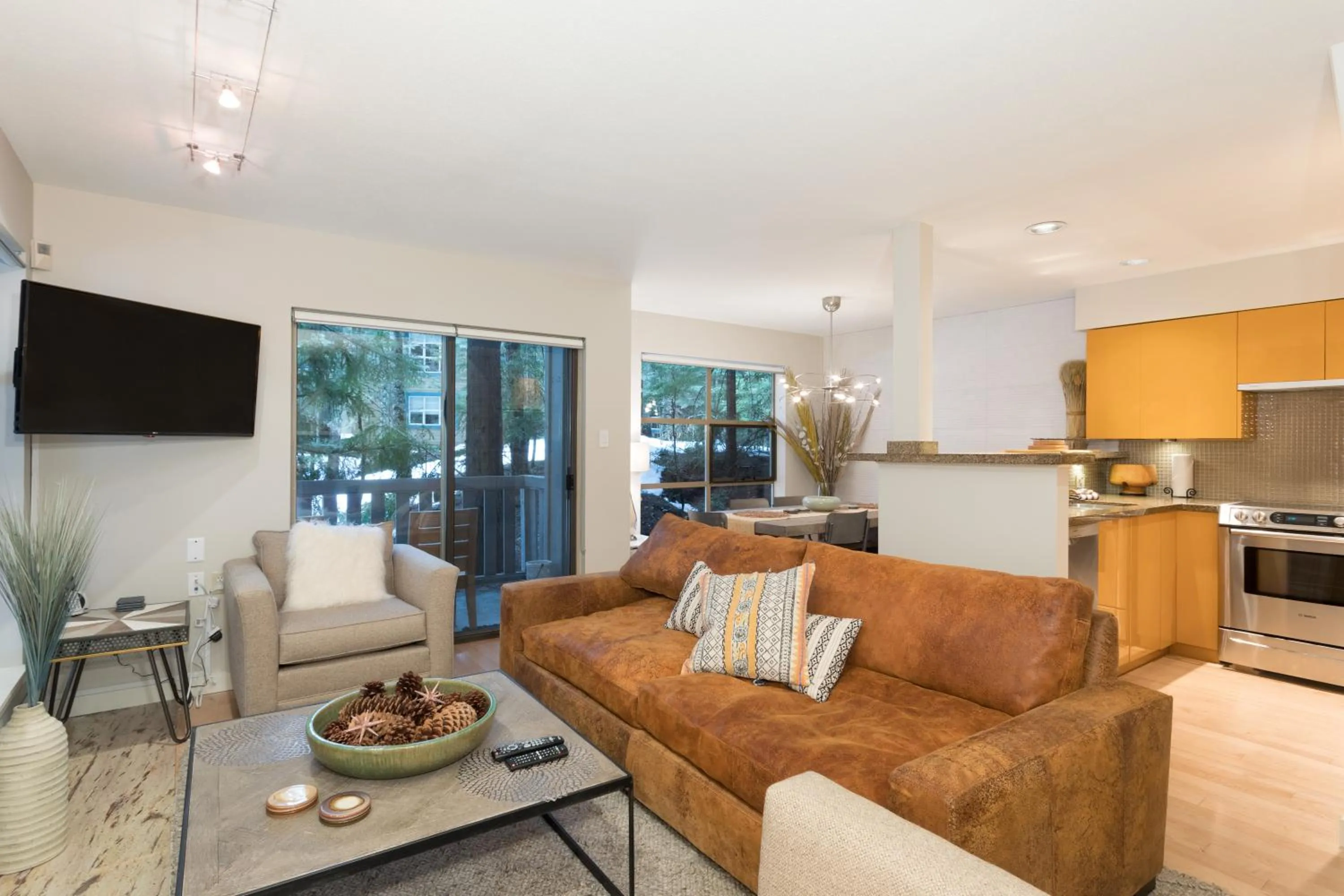 Living room in Forest Trails by Whistler Premier