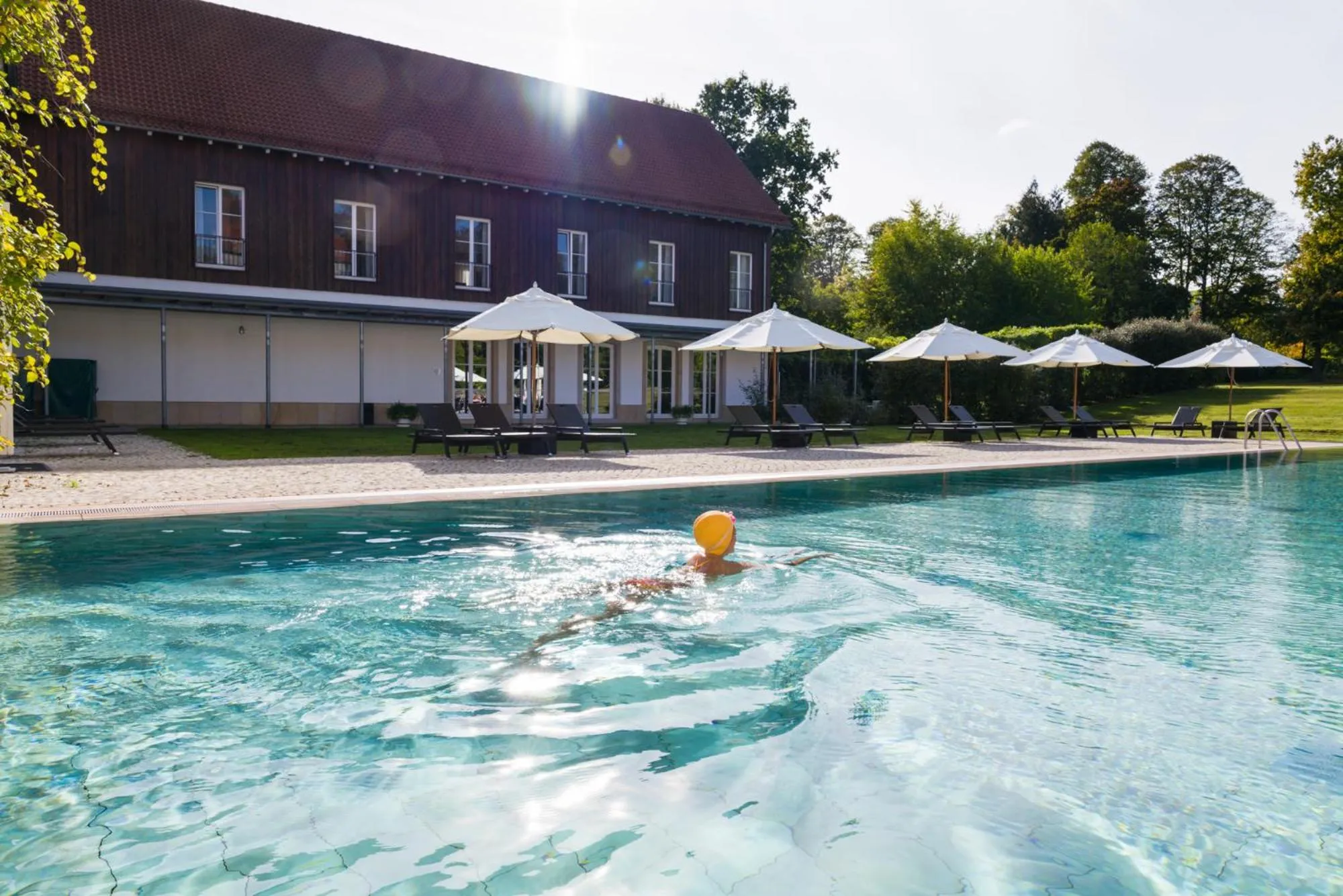 Pool view in Gräflicher Park Health & Balance Resort
