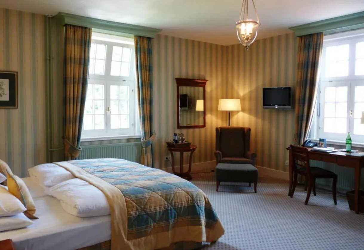 Bed in Gräflicher Park Health & Balance Resort