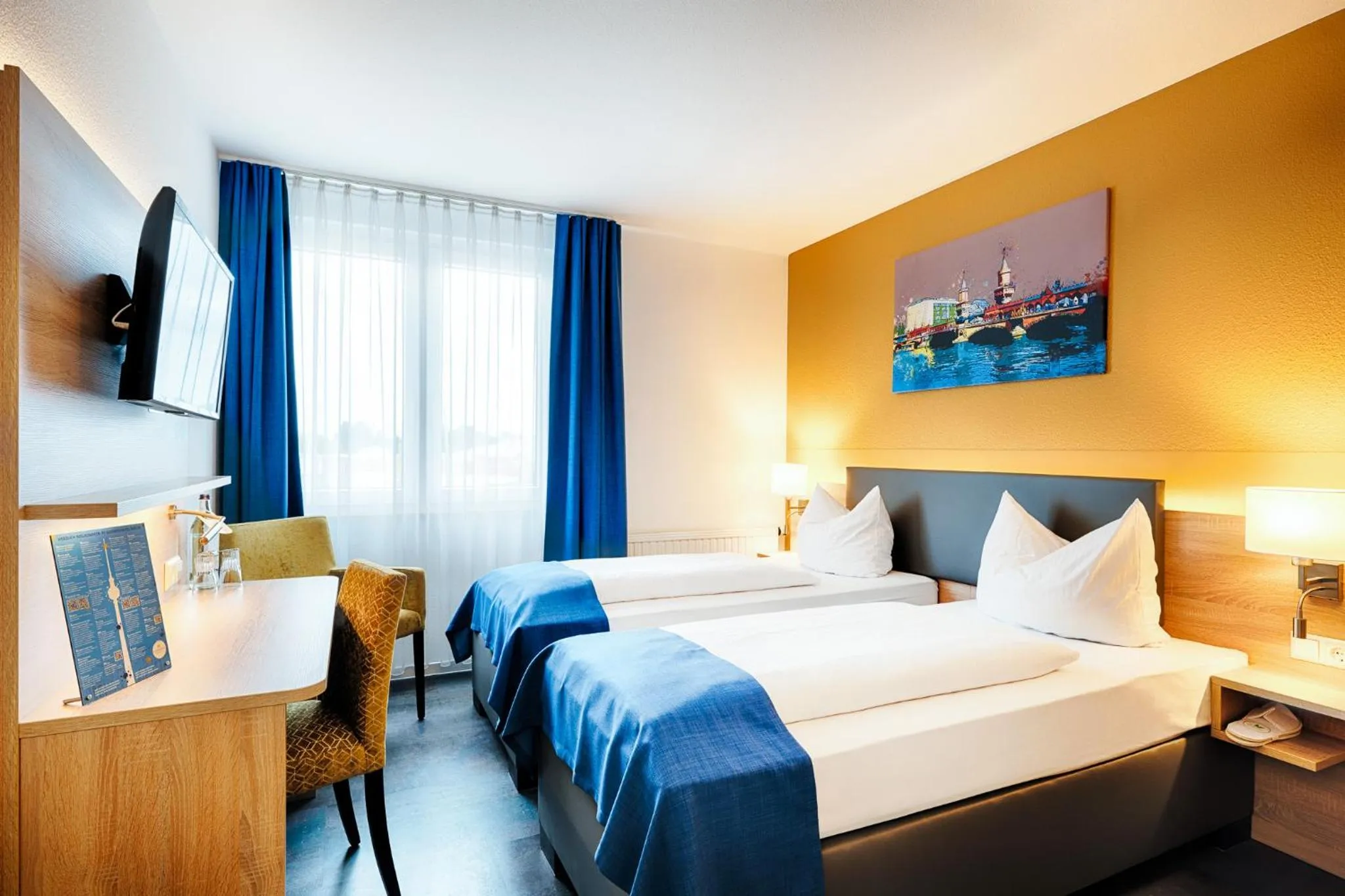 Bed in Businesshotel Berlin