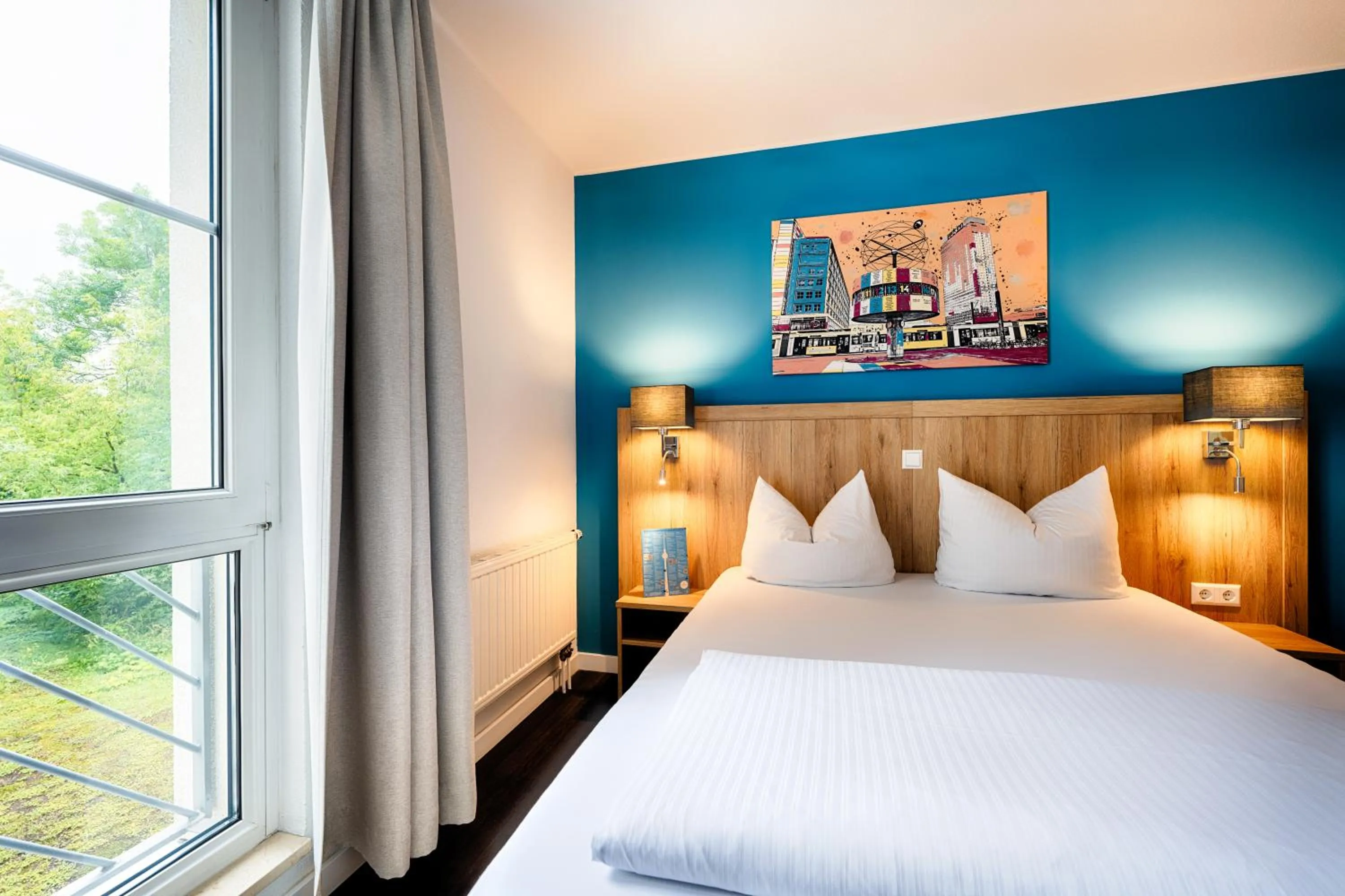 Bed in Businesshotel Berlin