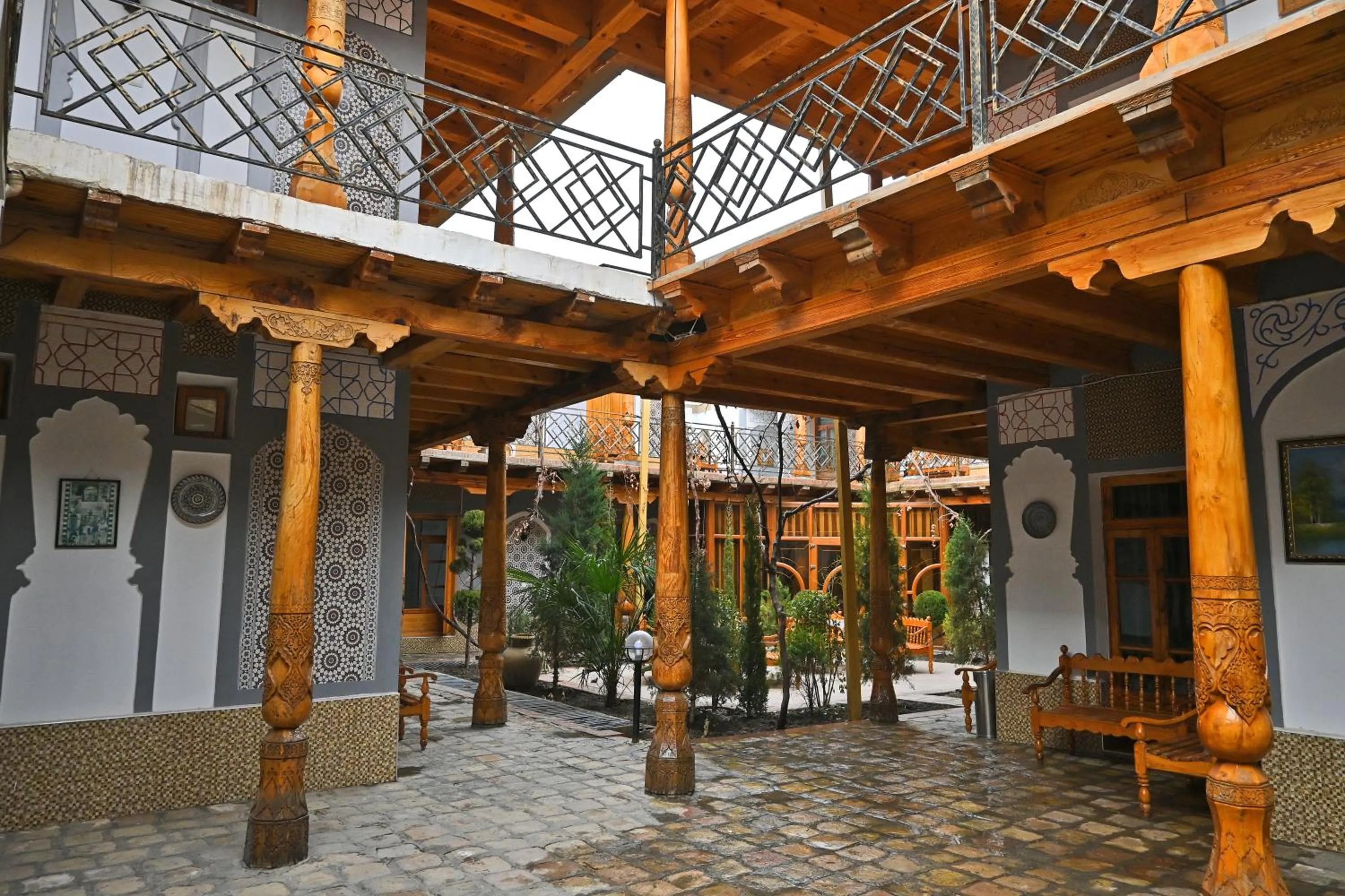 Patio in Grand Nodirbek Boutique Hotel -House Museum 17 - 19 century