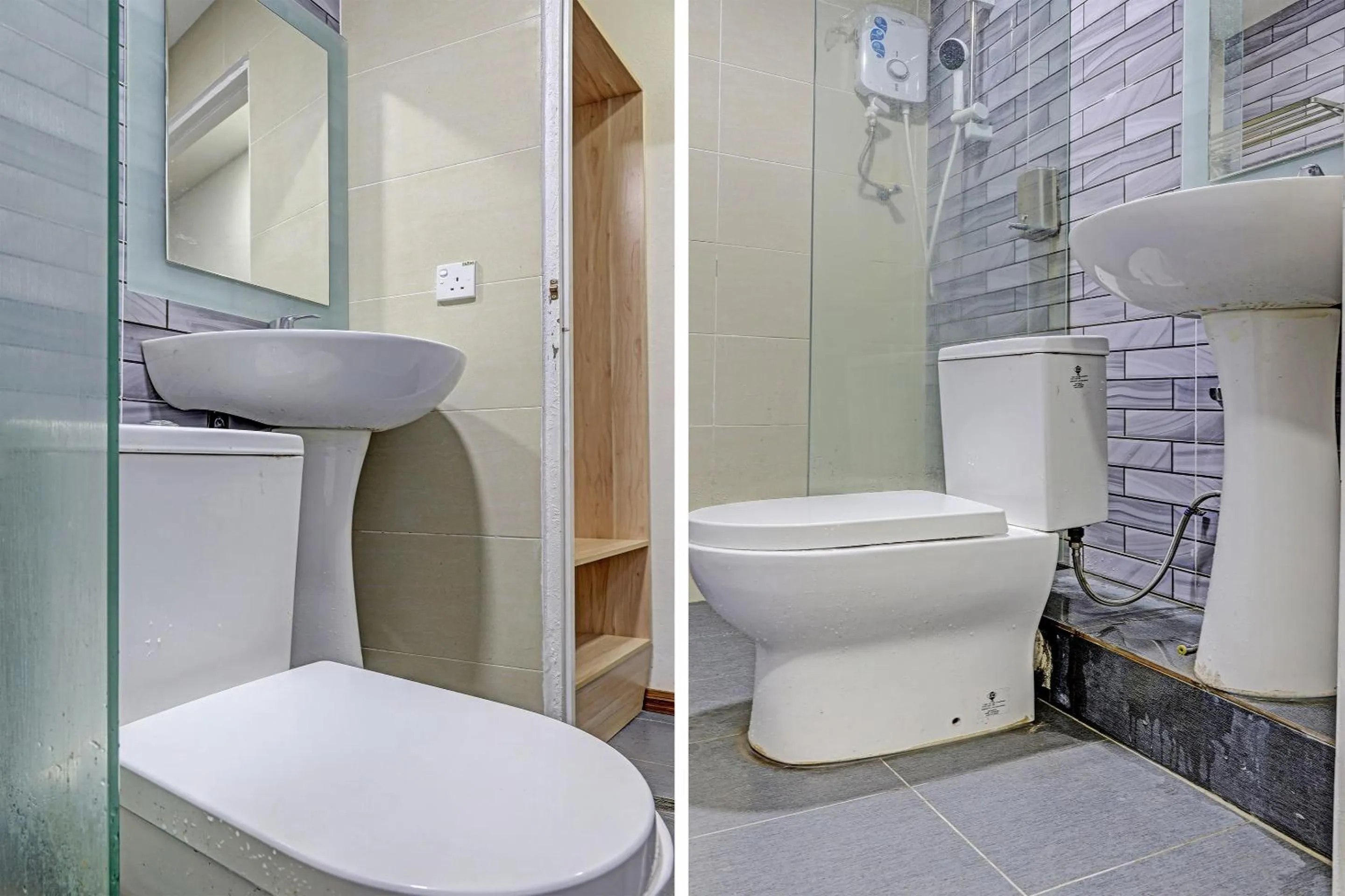 Bathroom in Hotel O 69 Room 4 Stay