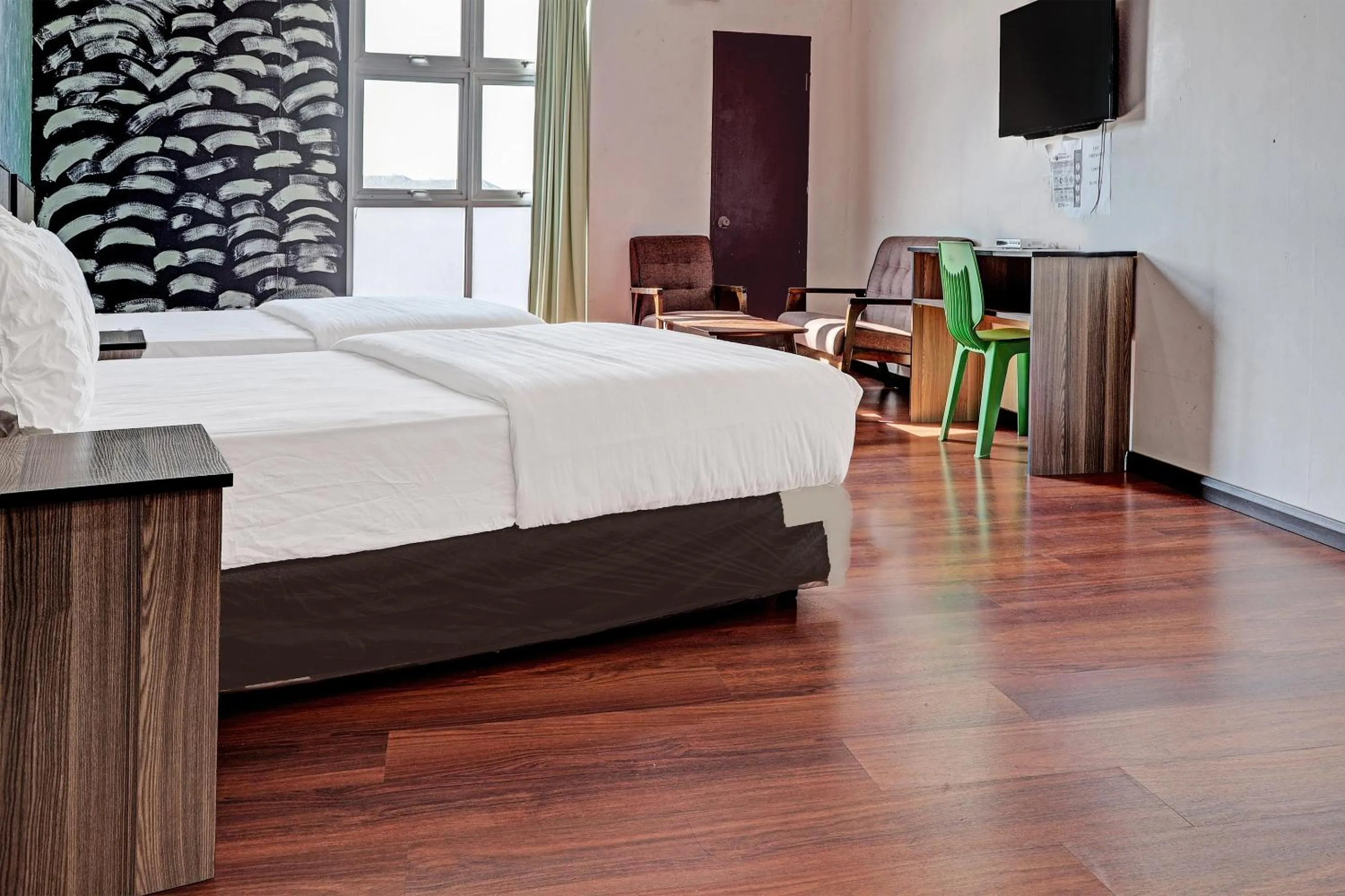 Bedroom, Bed in Hotel O 69 Room 4 Stay