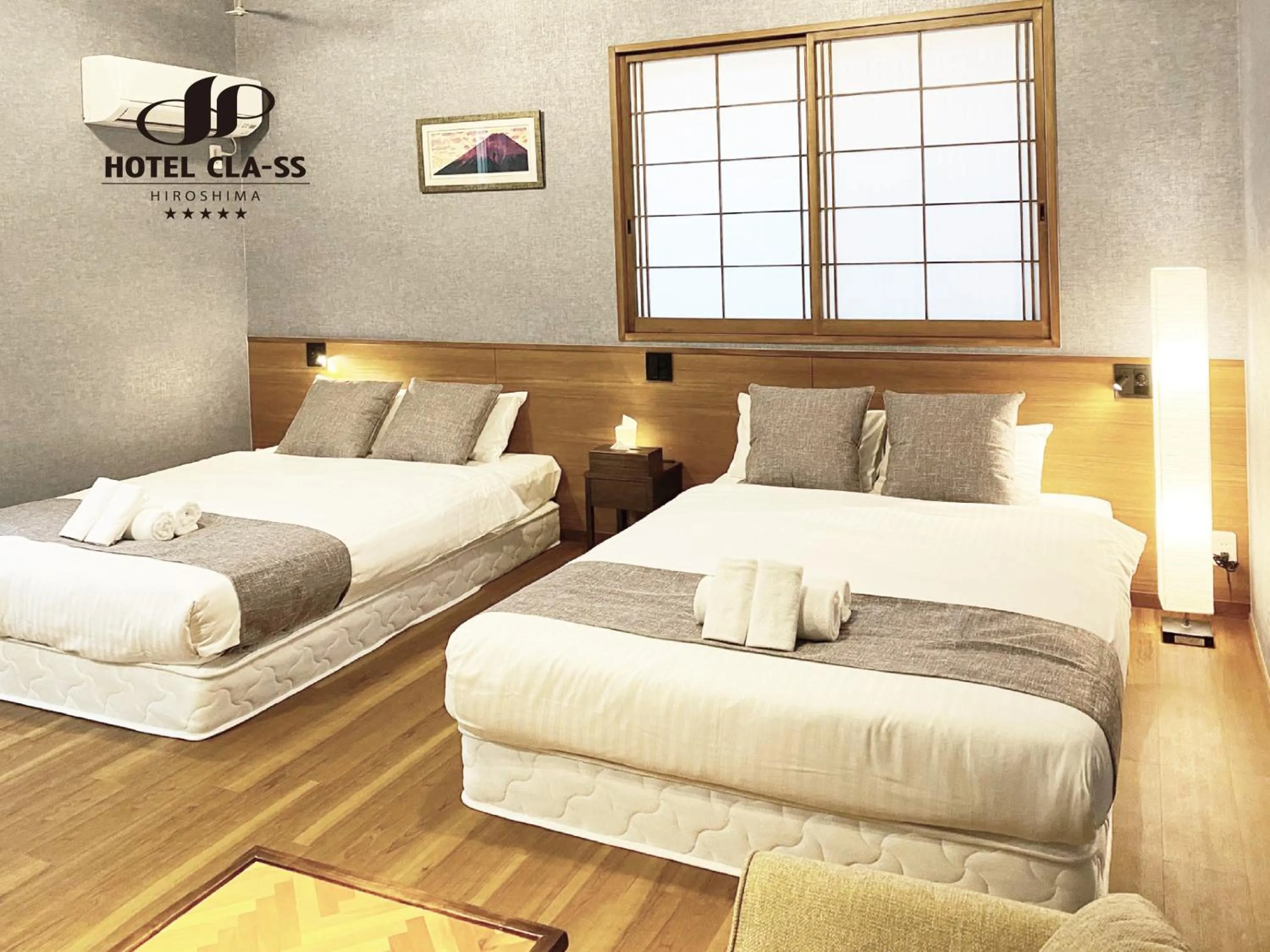 Bed in HOTEL CLA-SS HIROSHIMA-OZU