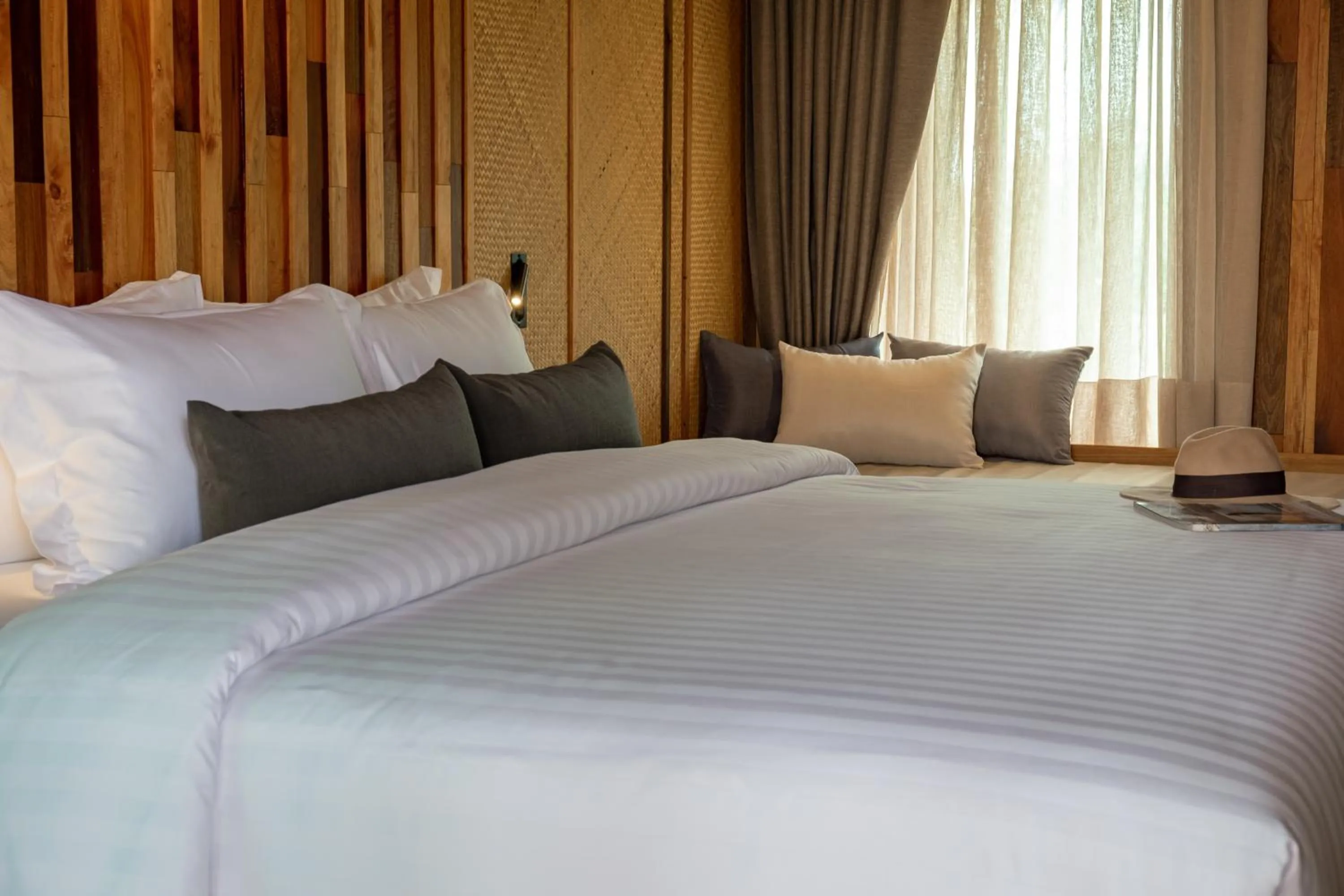 Bed in Venice Krabi Villa Resort