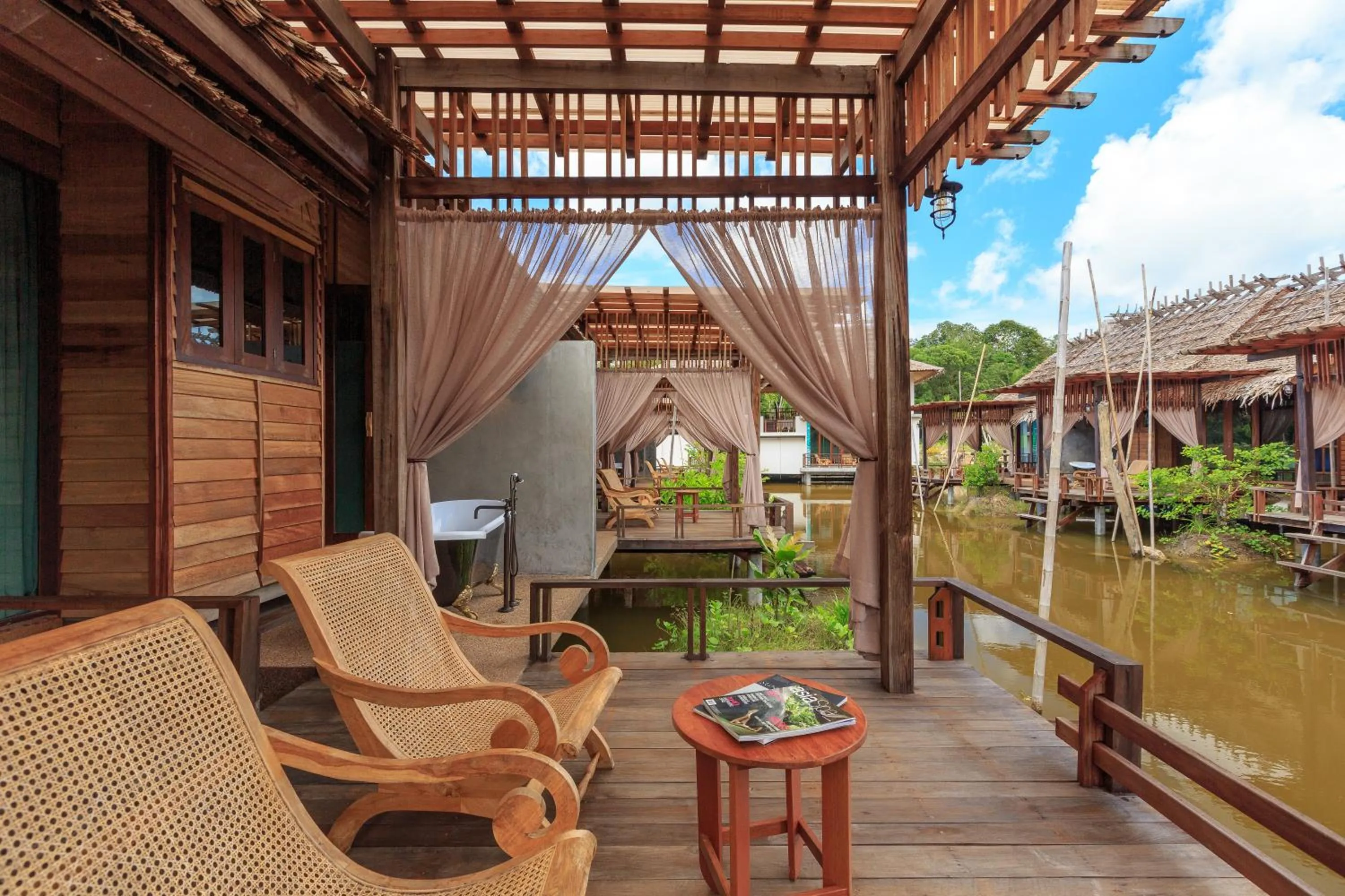 Seating area in Venice Krabi Villa Resort