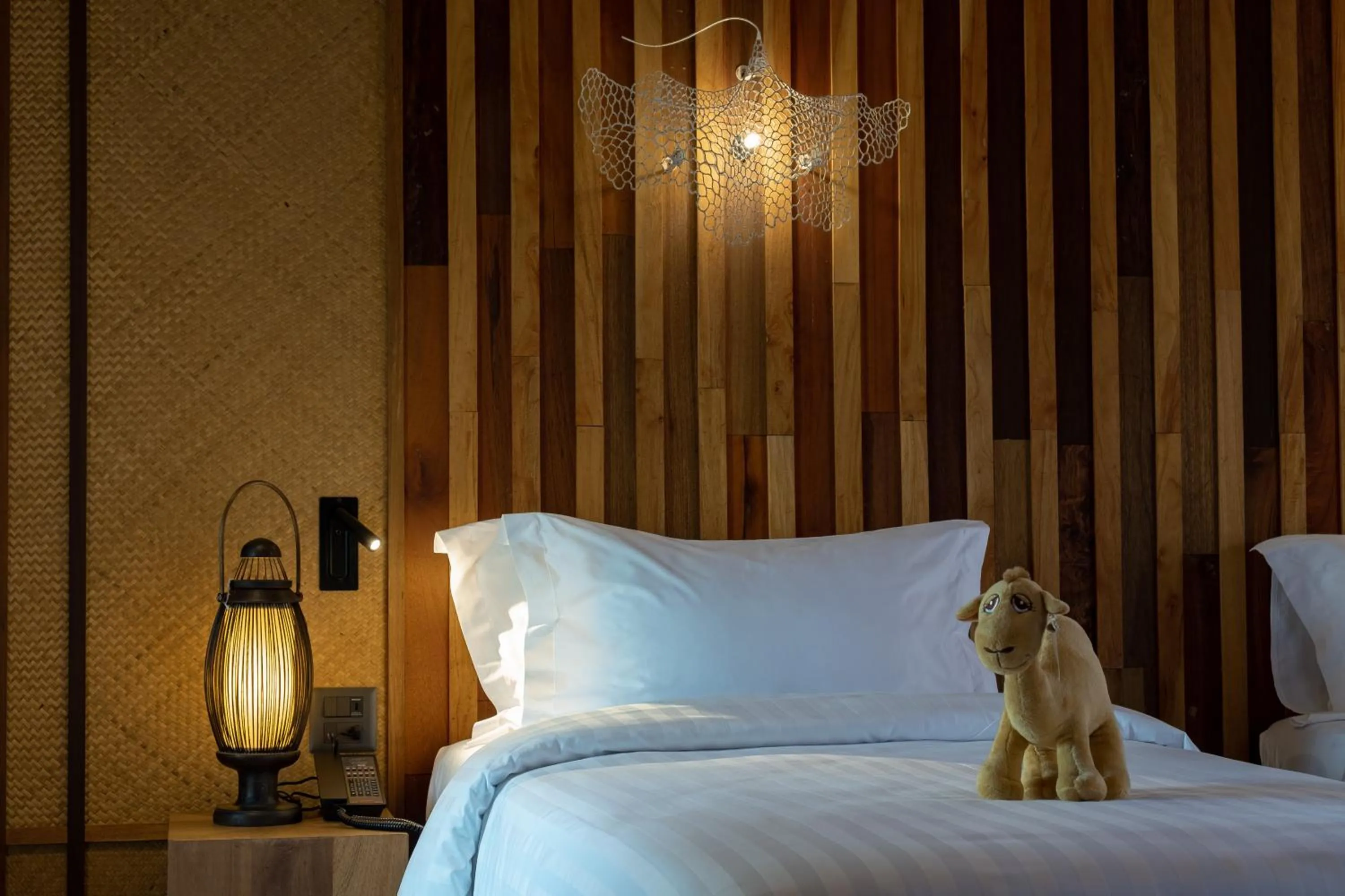 Bed in Venice Krabi Villa Resort