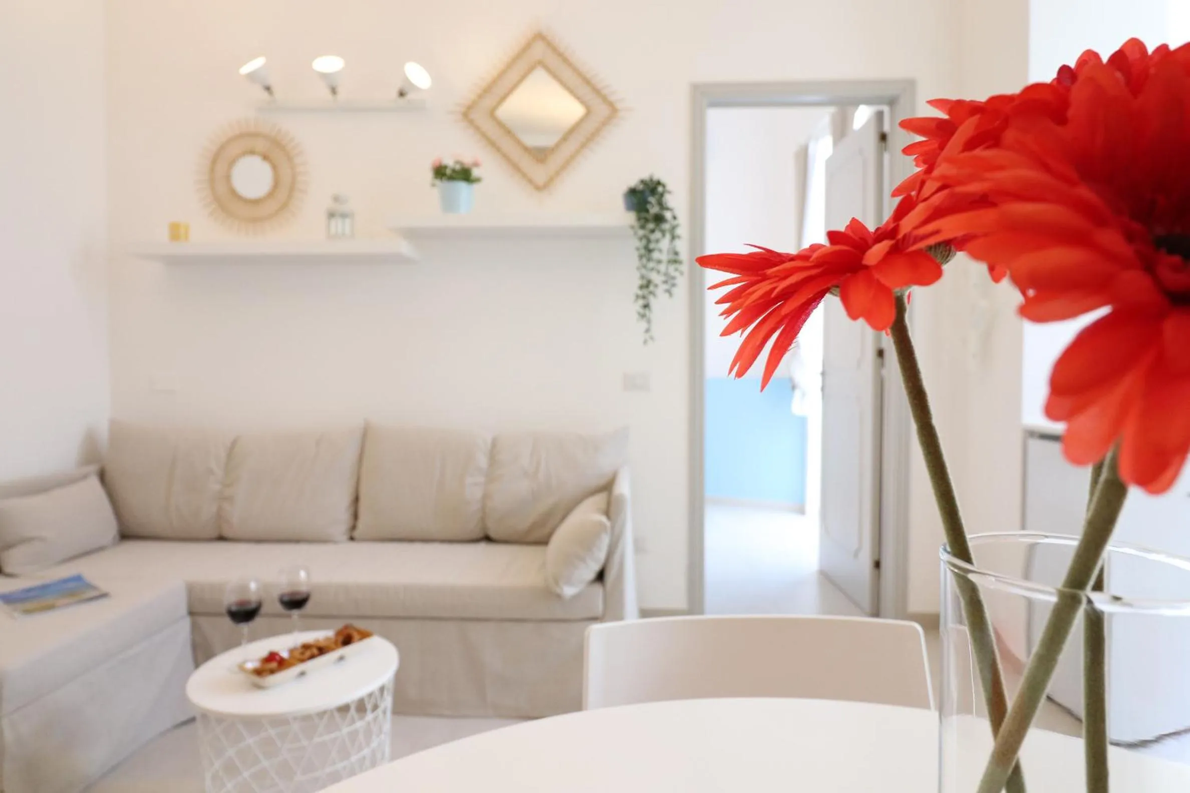 Communal lounge/ TV room, Seating Area in Casa Vacanze aura a Otranto 4 posti