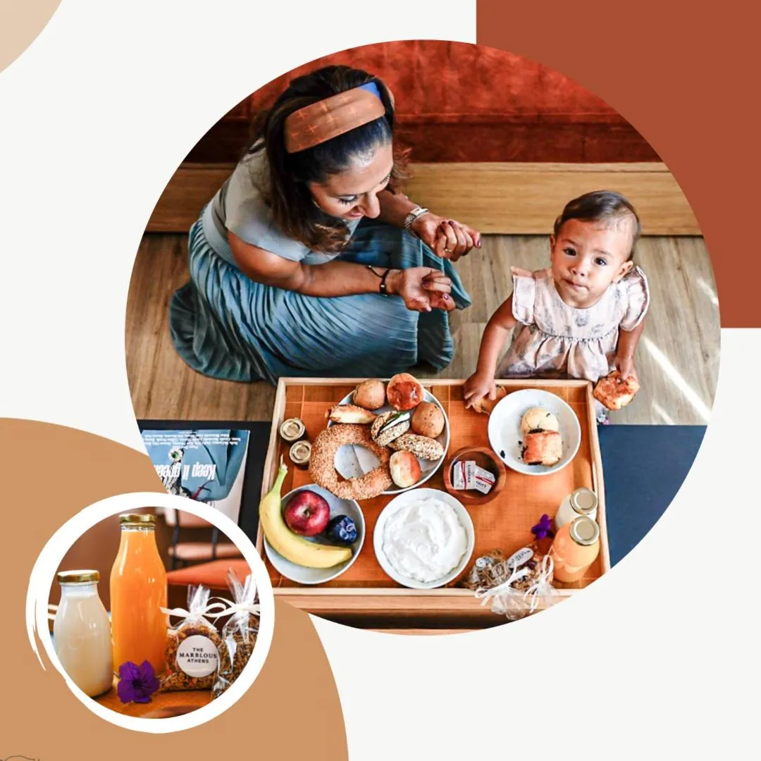 Breakfast in The Marblous Athens