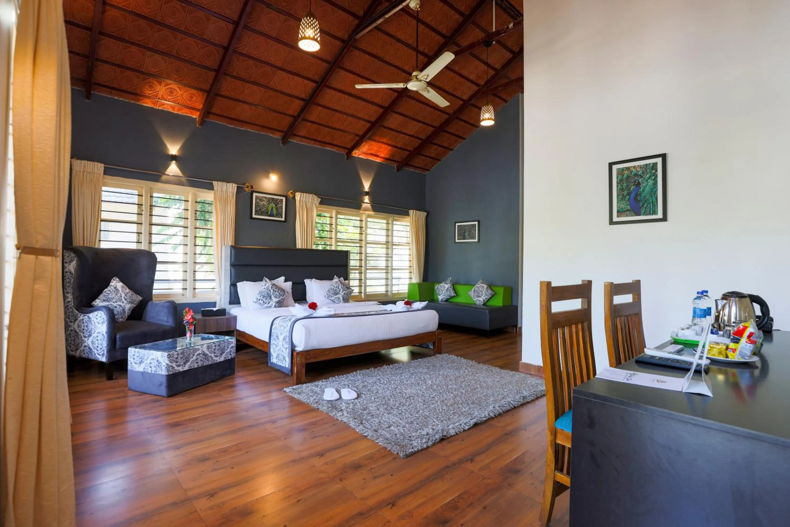 Bedroom, Bed in The Blossom Resort - Chikmagalur