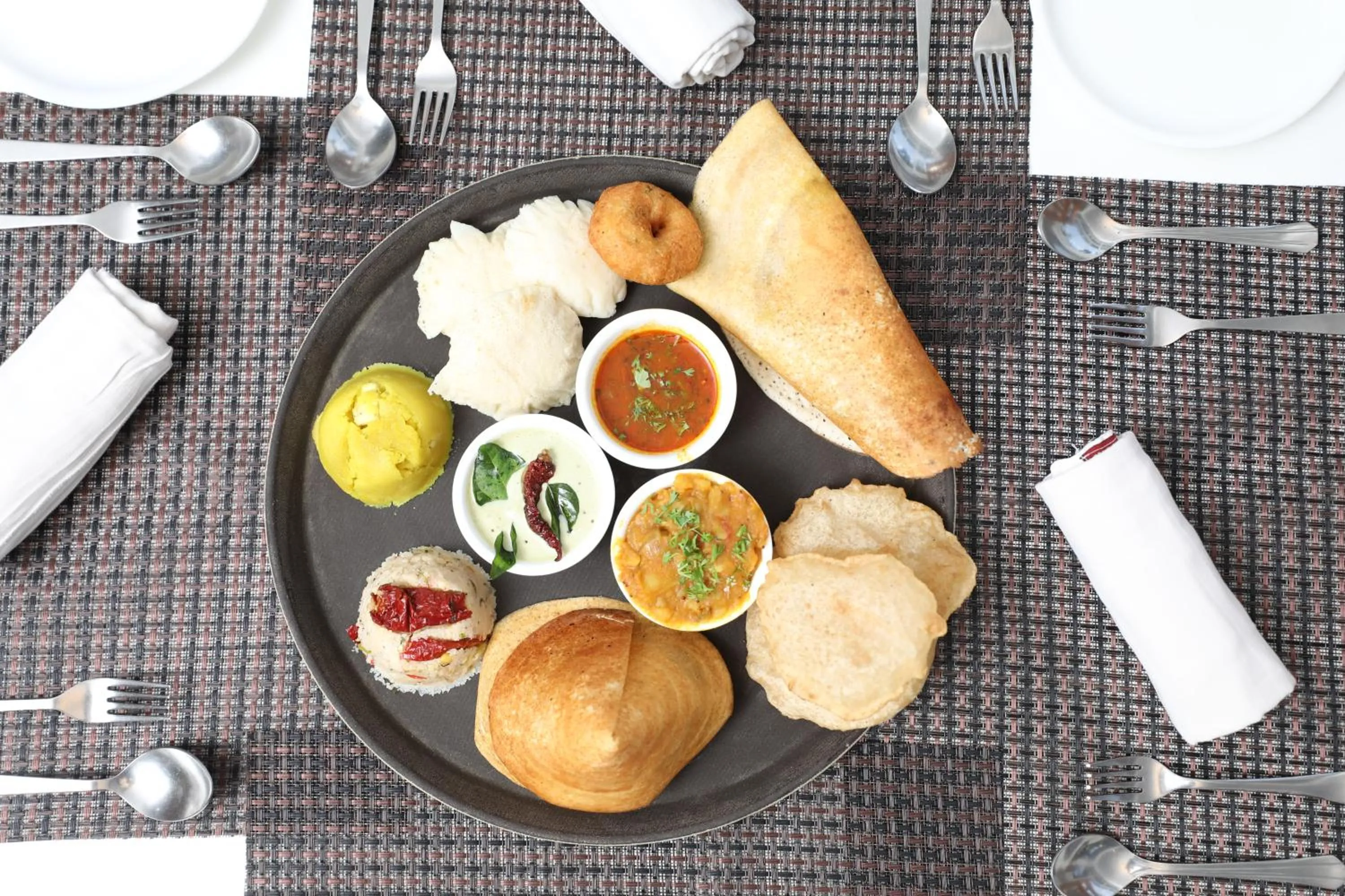 Breakfast in The Blossom Resort - Chikmagalur