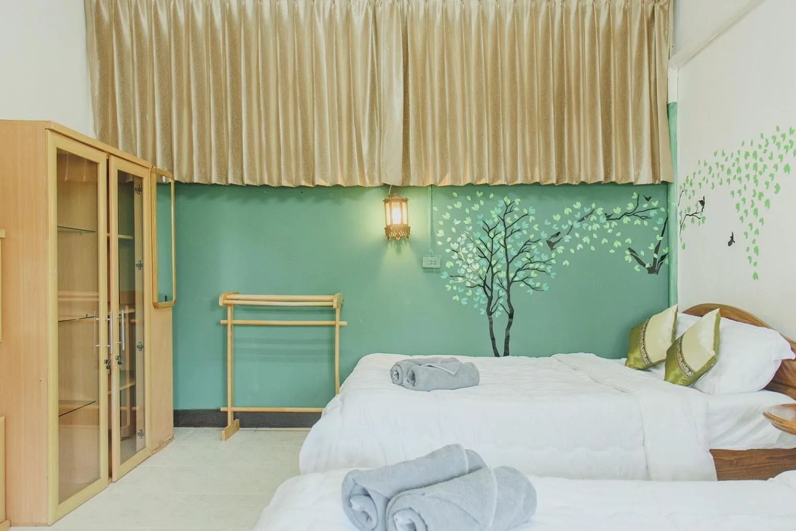 Bed in Baansuan Chomchun