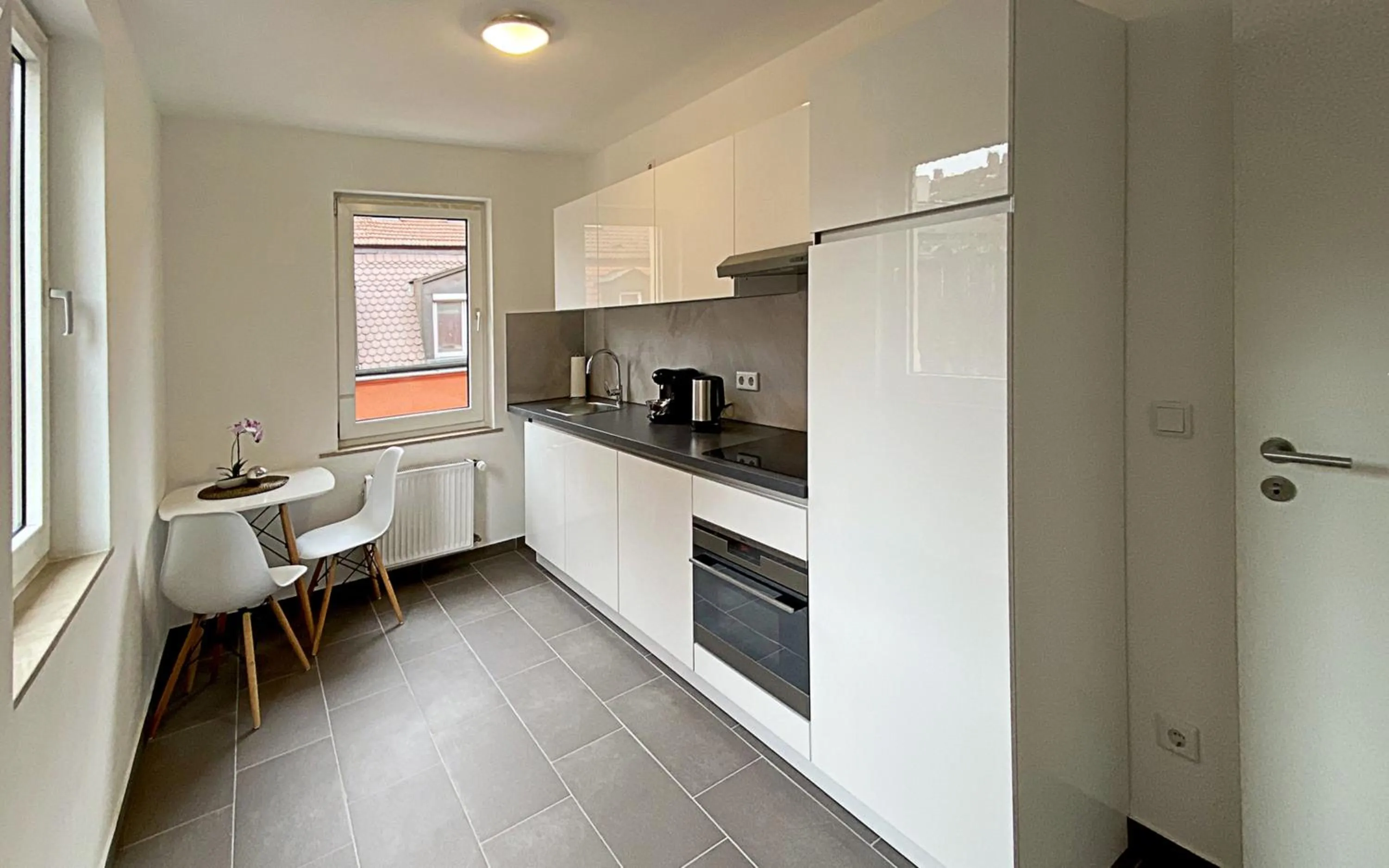 Kitchen or kitchenette in Nurban Apartments City Nürnberg