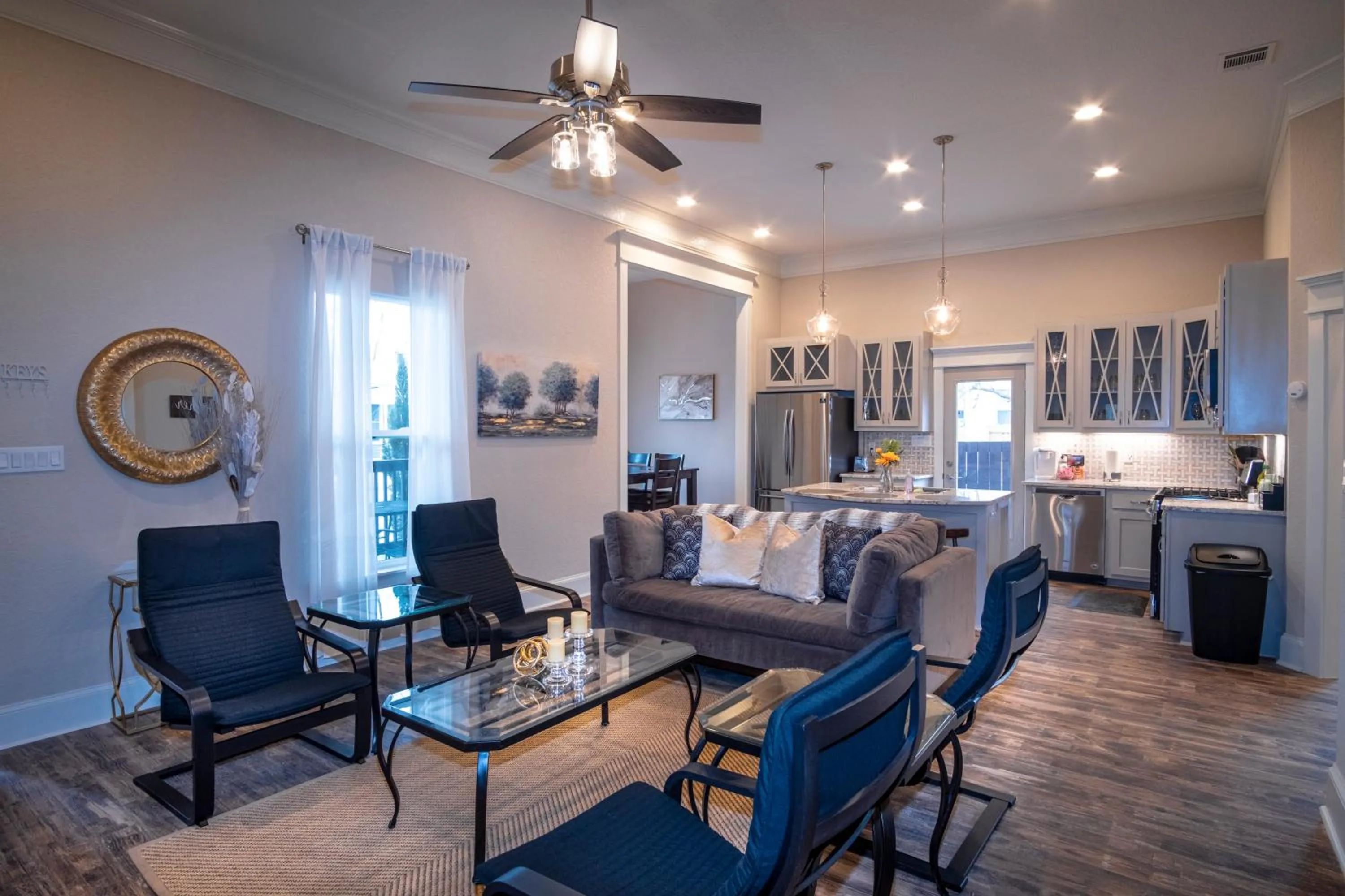 Living room in BRAND NEW Large Impressive House Near Downtown!