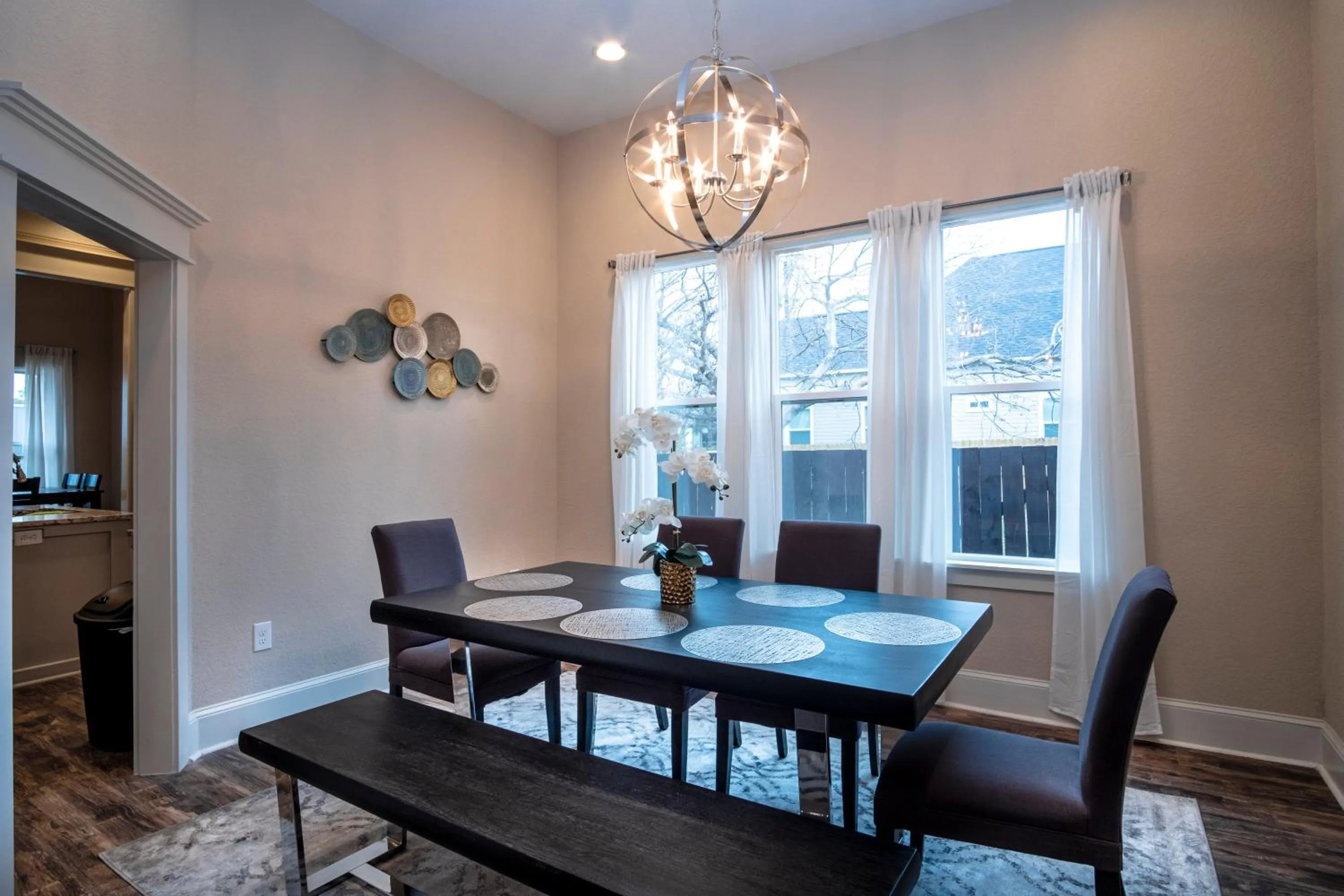 Dining area in BRAND NEW Large Impressive House Near Downtown!