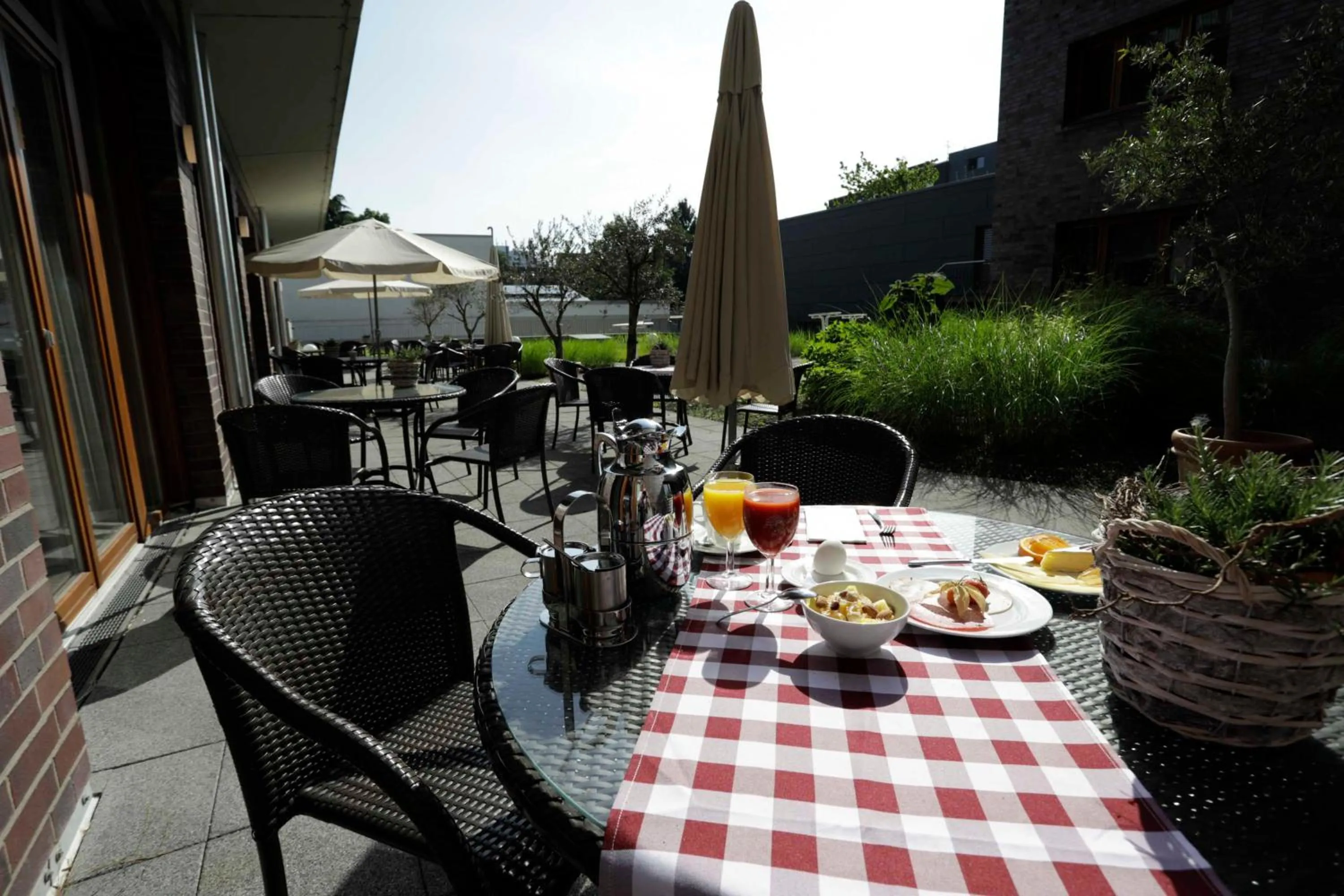 Patio in Hotel Begardenhof