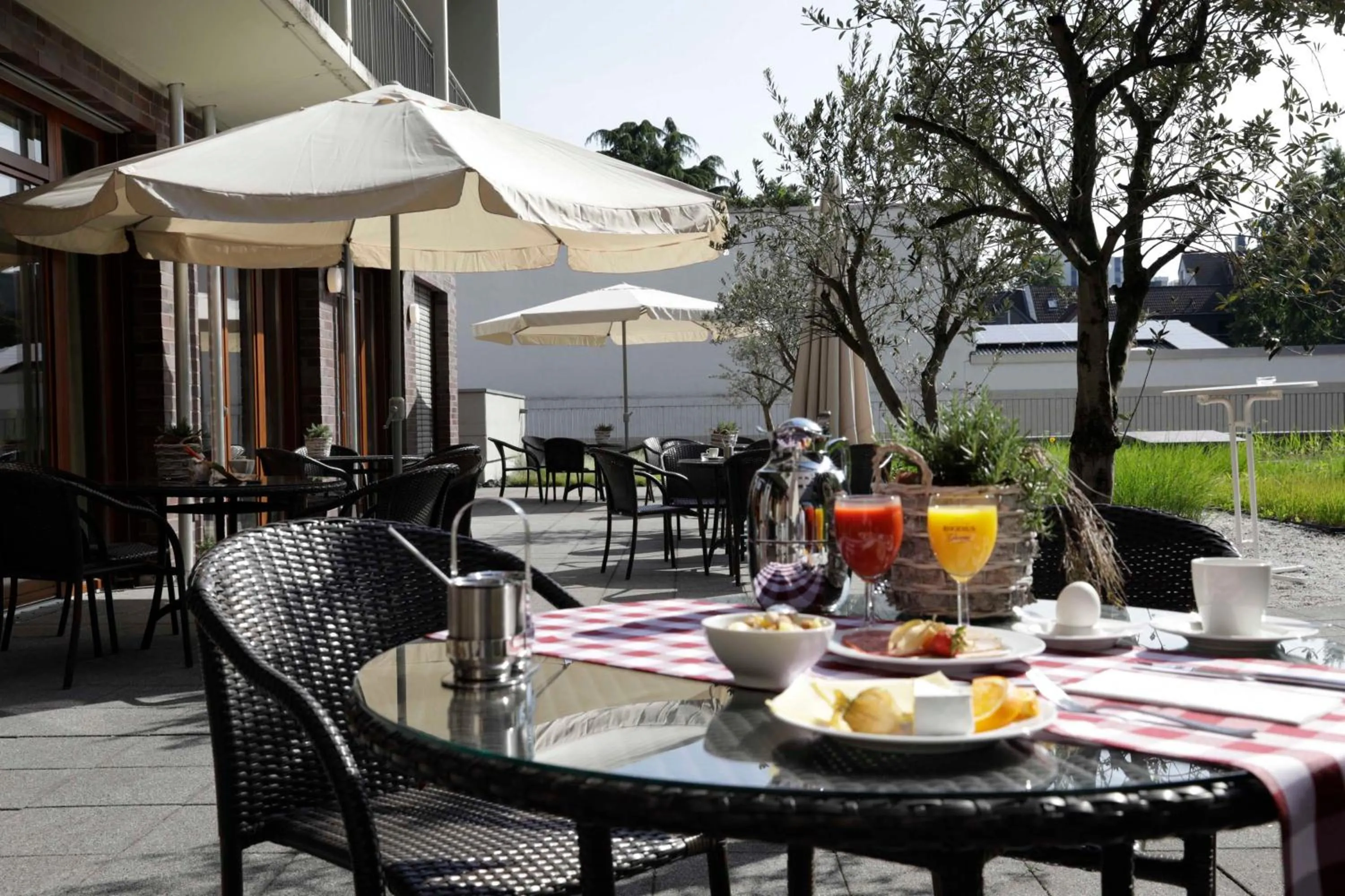 Patio in Hotel Begardenhof