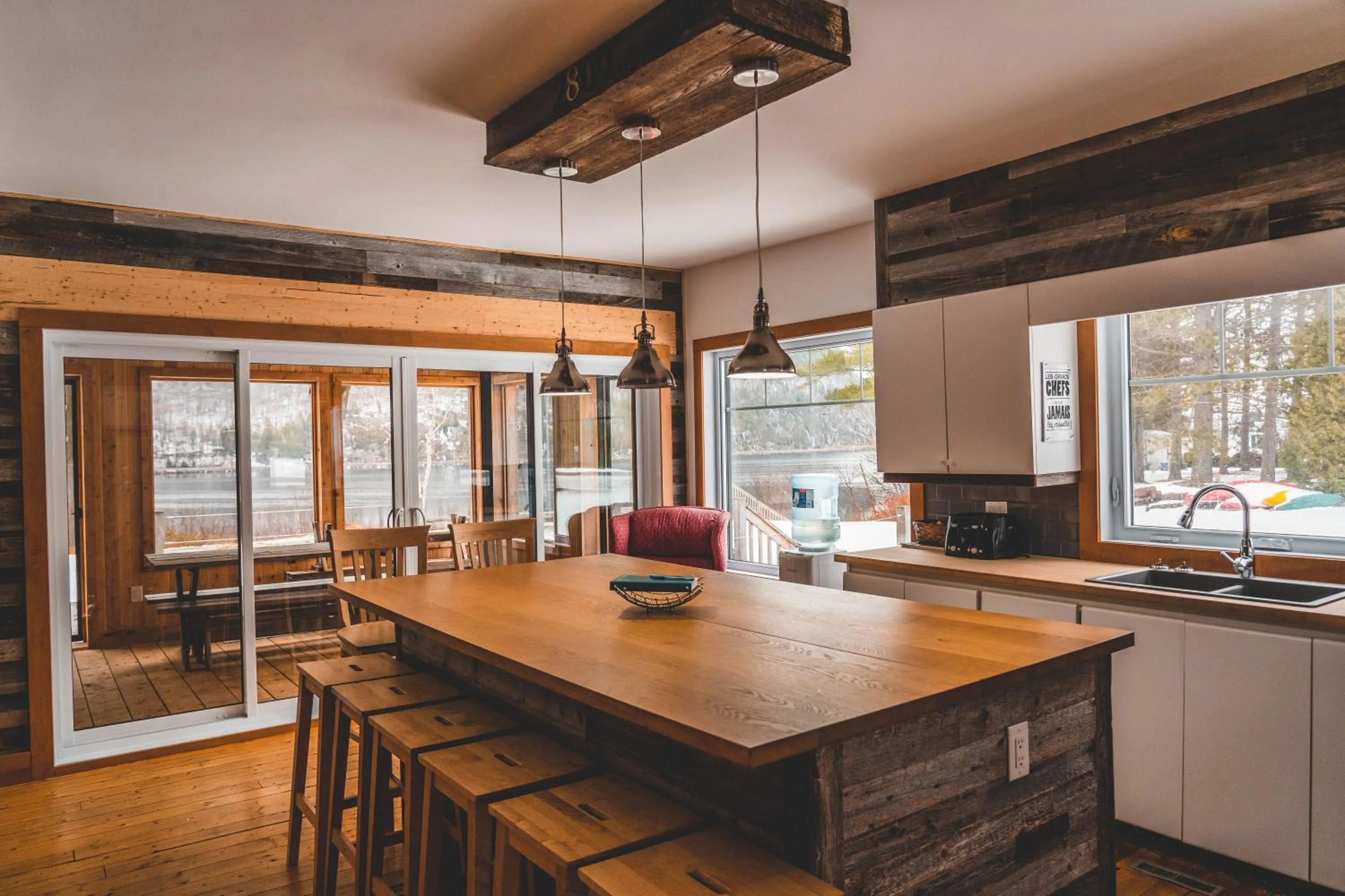 Kitchen or kitchenette in Le 2800 du Parc