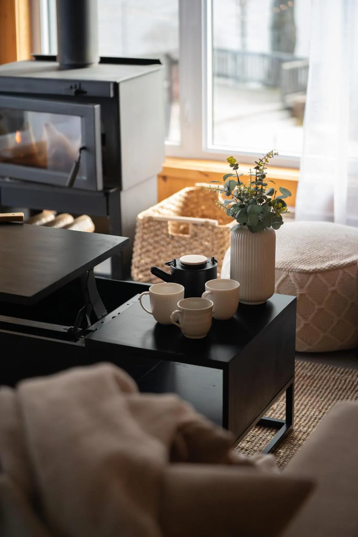 Living room, Bed in Le 2800 du Parc