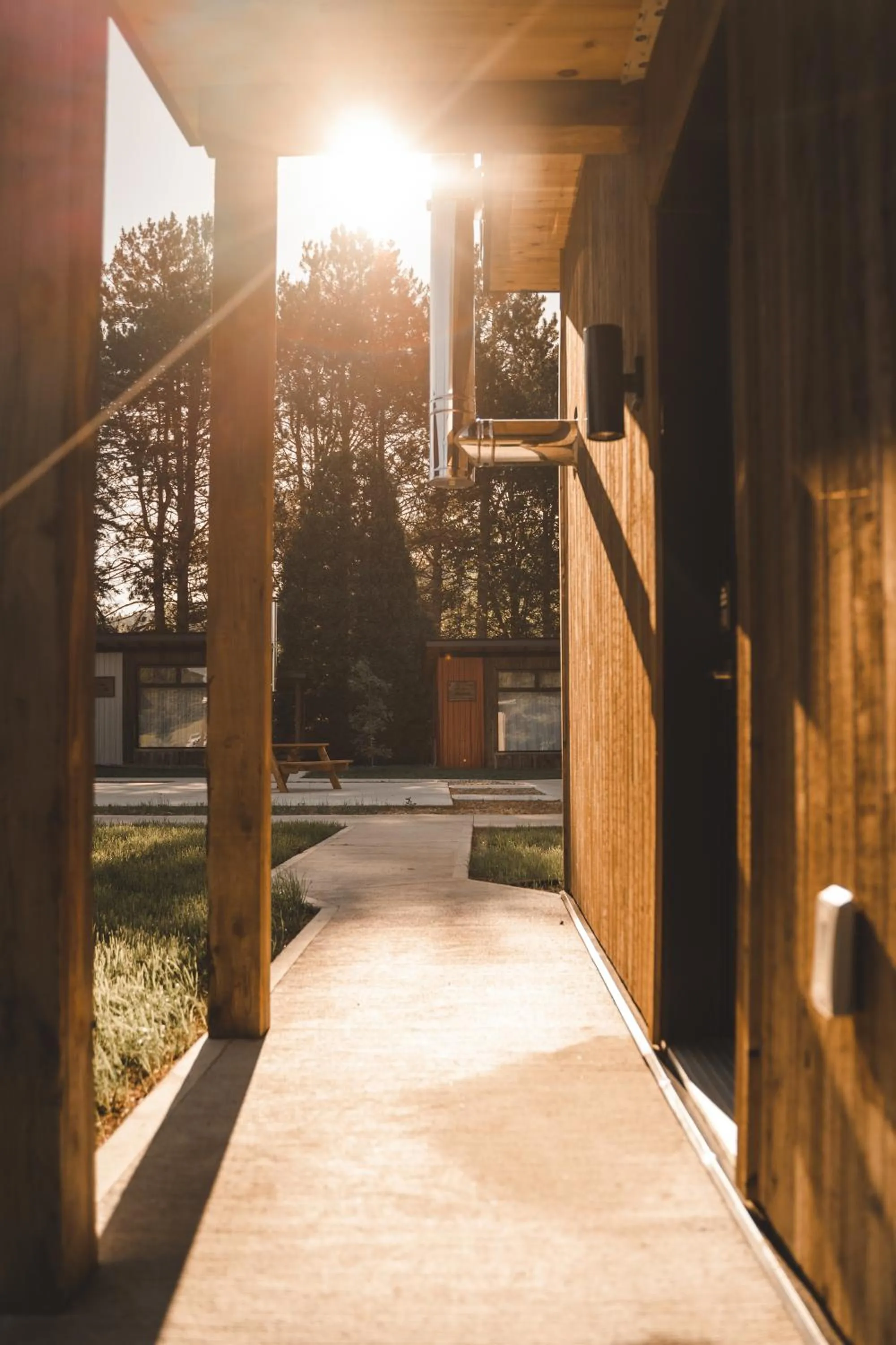 Inner courtyard view in Le 2800 du Parc