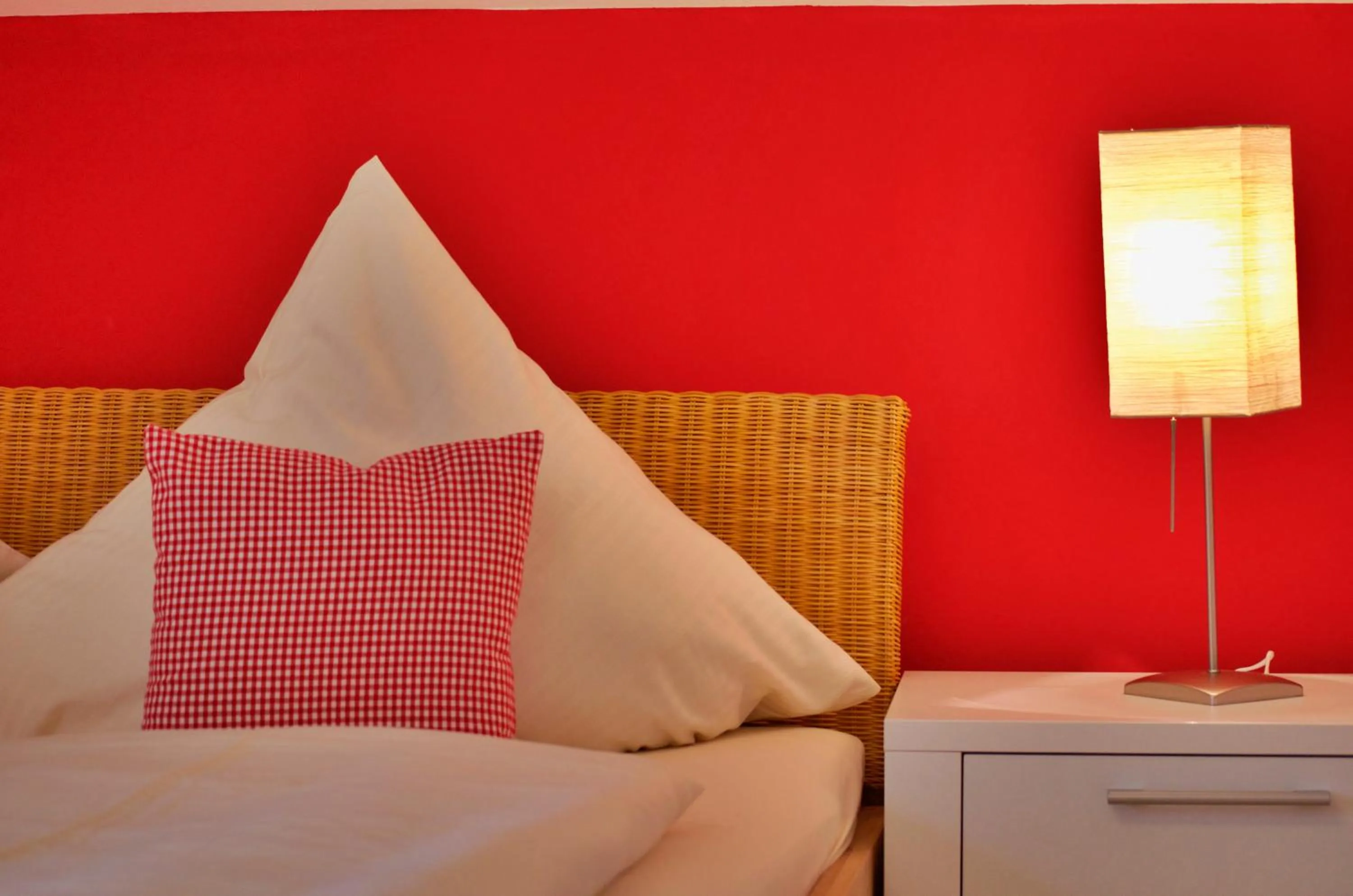 Bed in Hotel Ferienhaus Fux